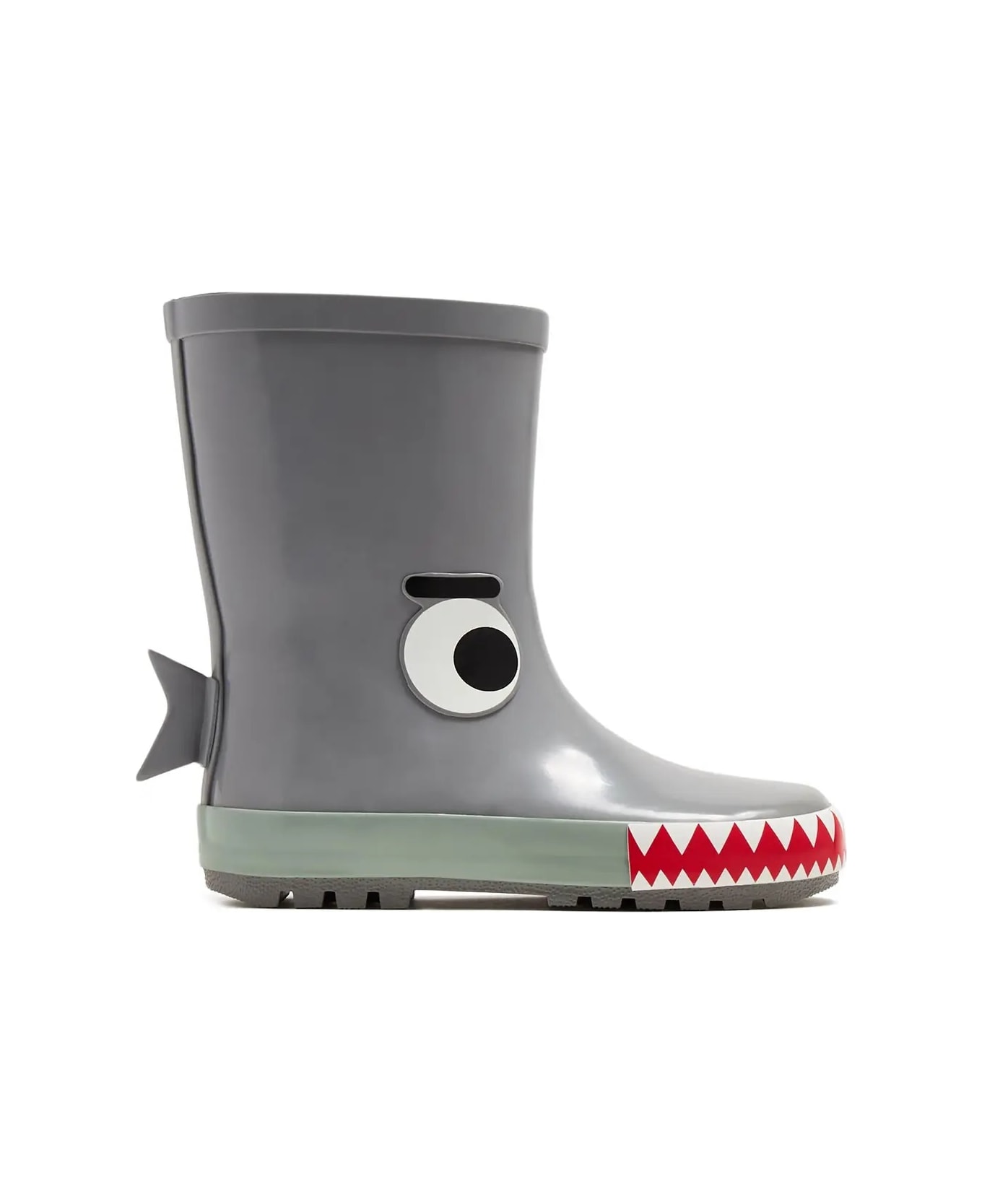 Stella McCartney Kids Shark Rain Boots - Grey