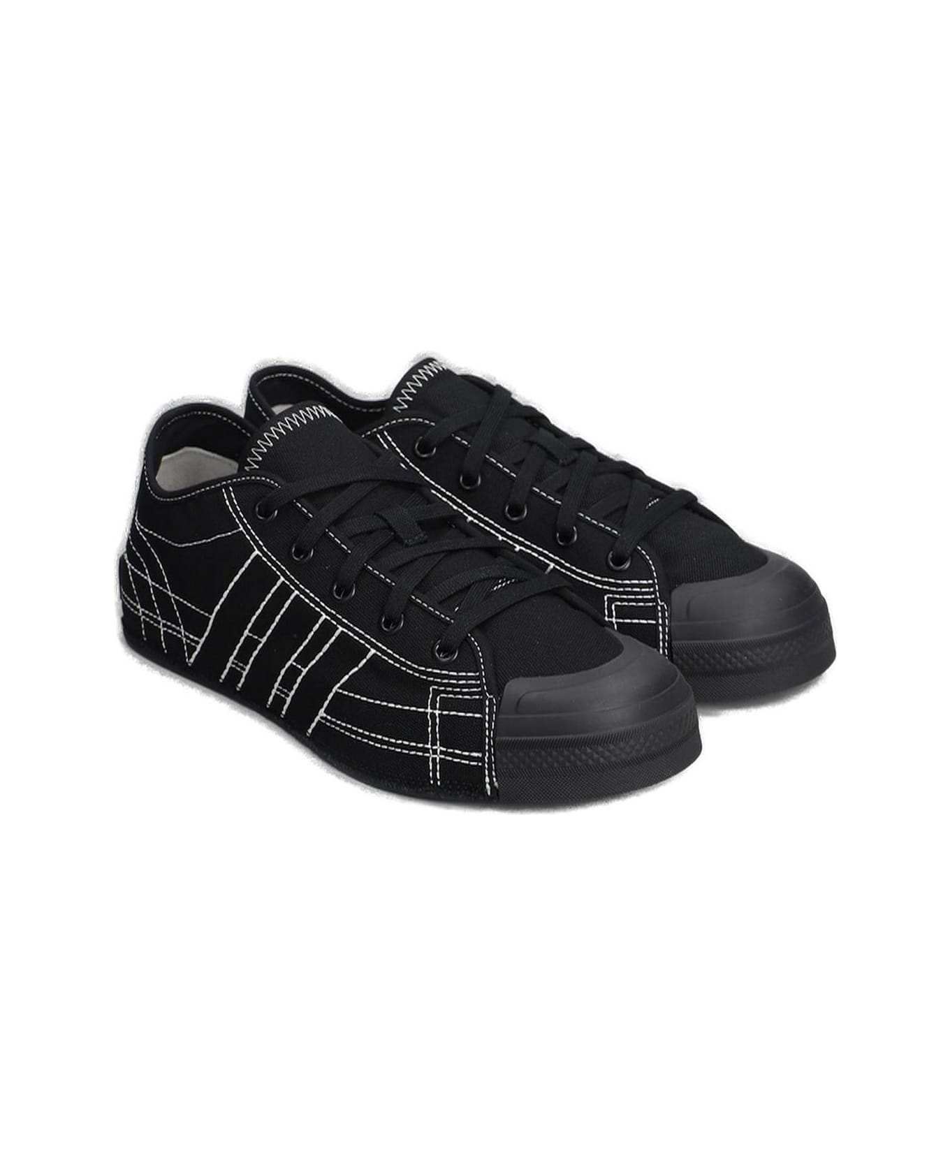 Y-3 Nizza Lo Sneakers - Black