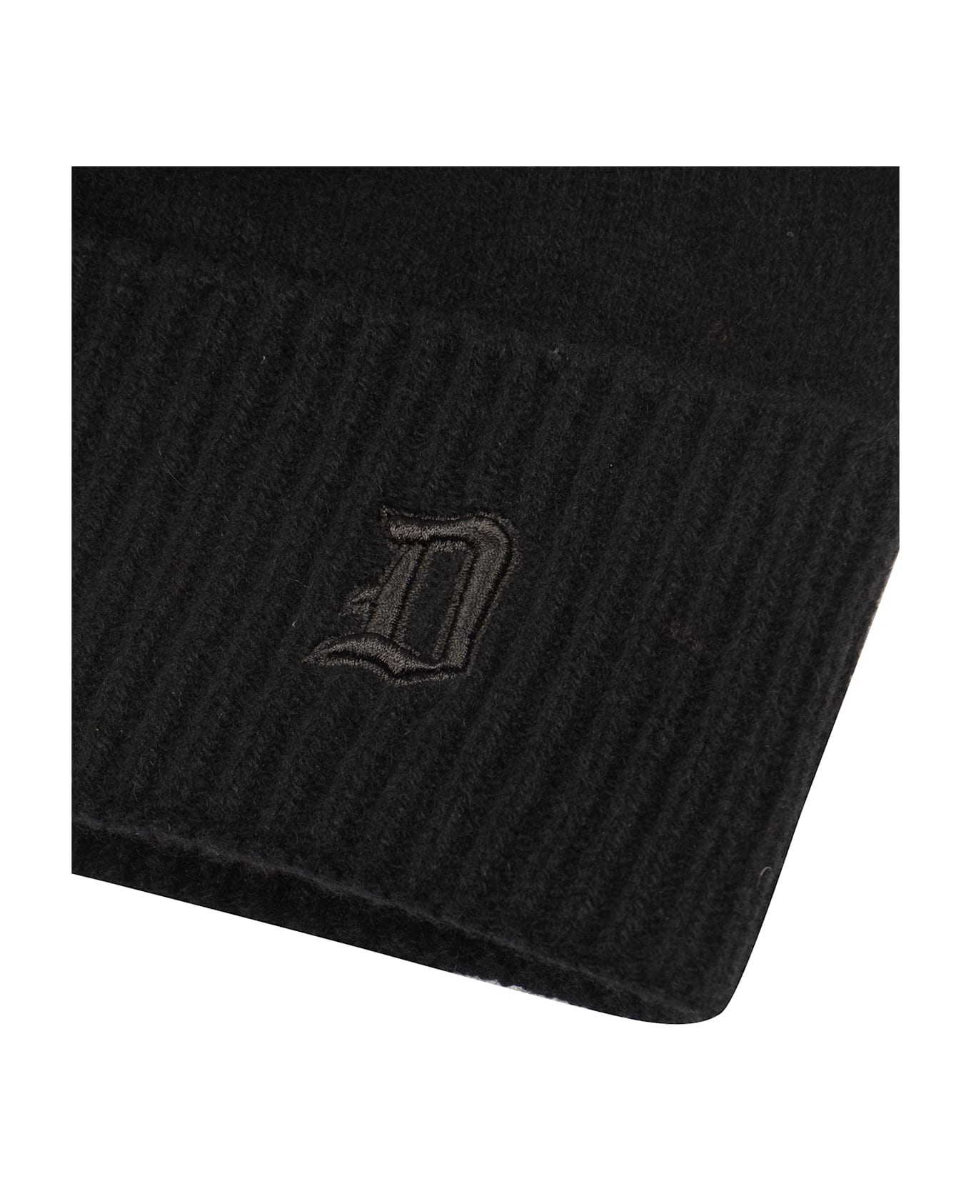 Dondup Logo Beanie - Black