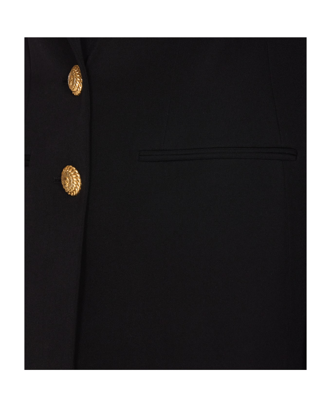 Balmain 2 Buttons Jacket - Black