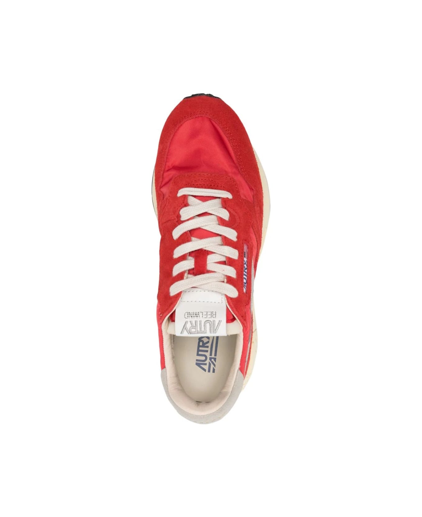 Autry Reelwind Low Nylon And Suede Sneakers - Red スニーカー