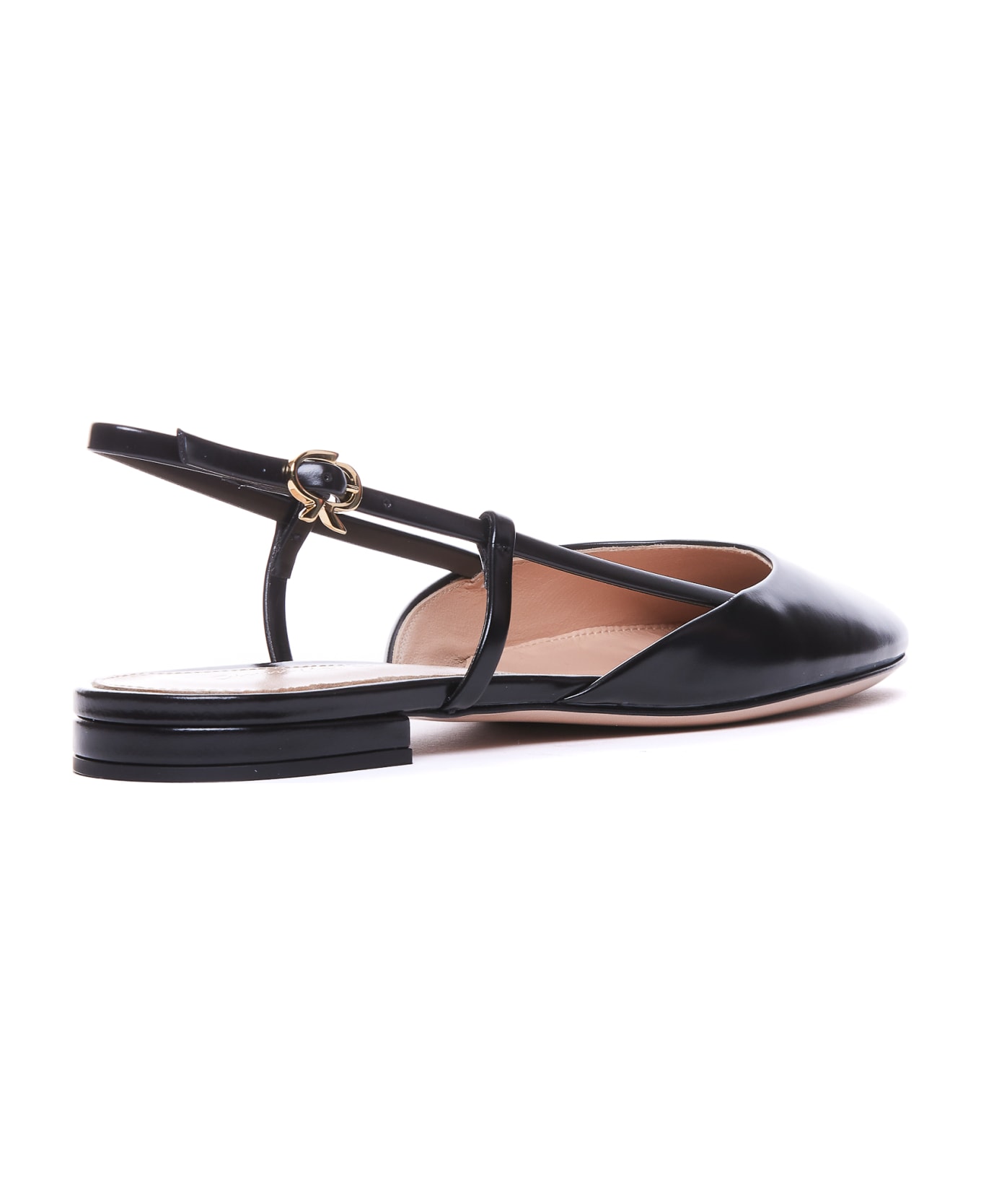 Gianvito Rossi Christina Slingback - Black