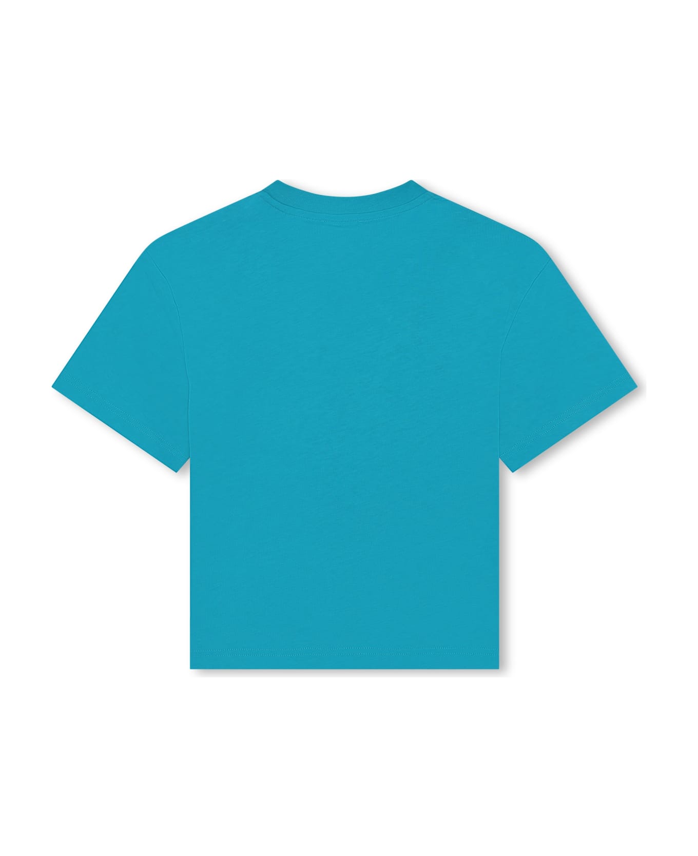 Lanvin T-shirt Con Logo - Azzurra