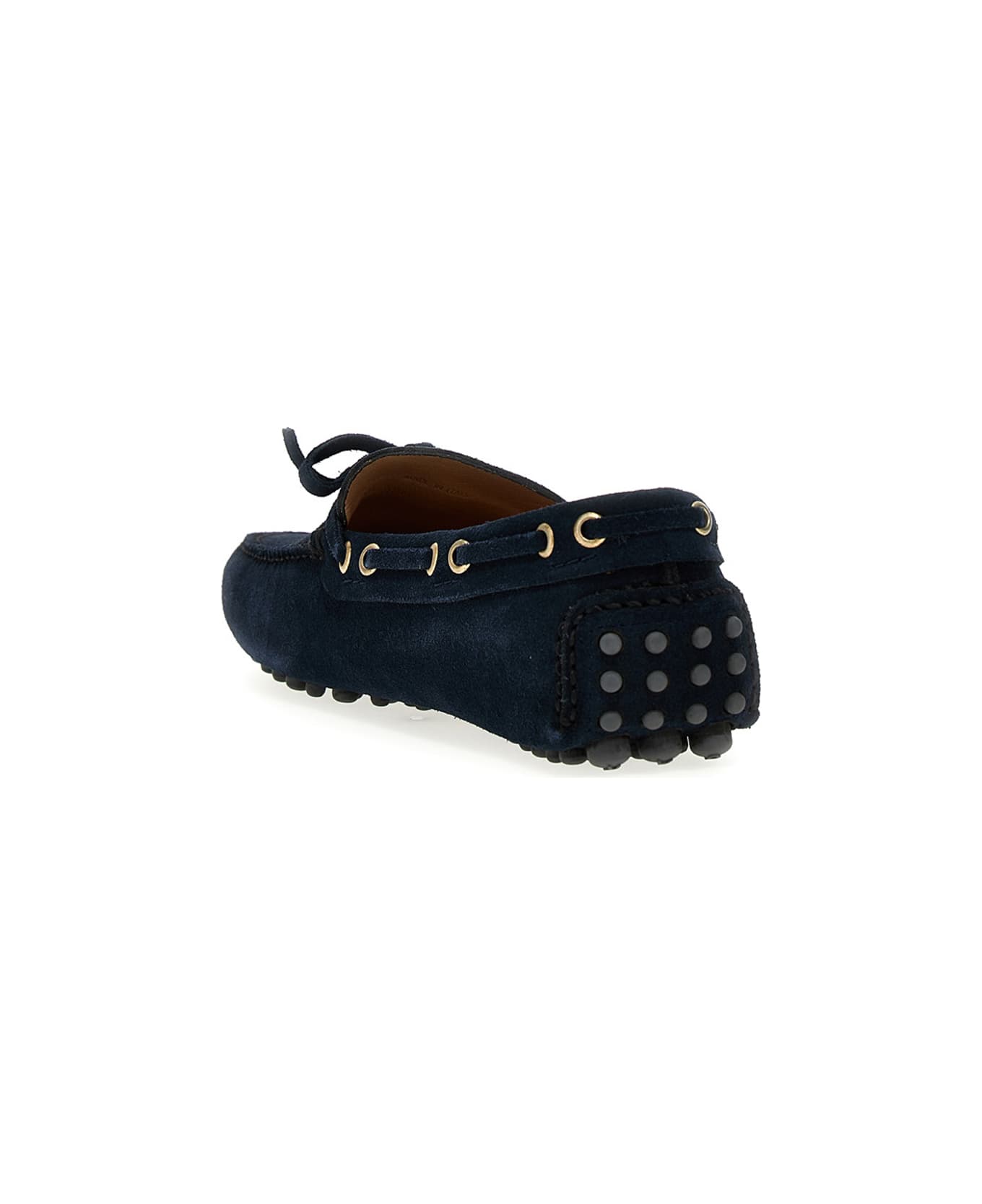 Car Shoe Suede Loafers - Blue