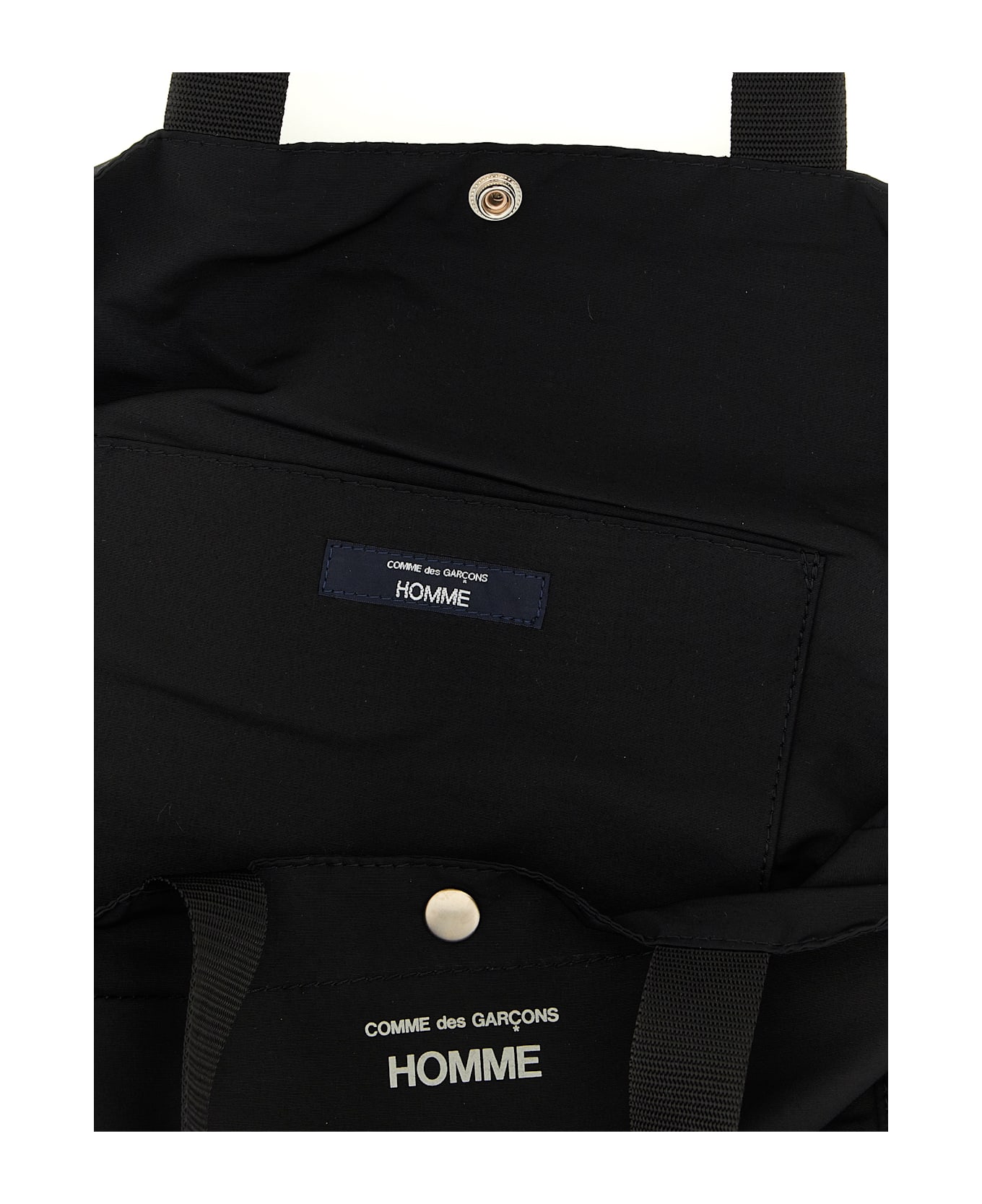 Comme des Garçons Homme Logo Shopping Bag - Black  