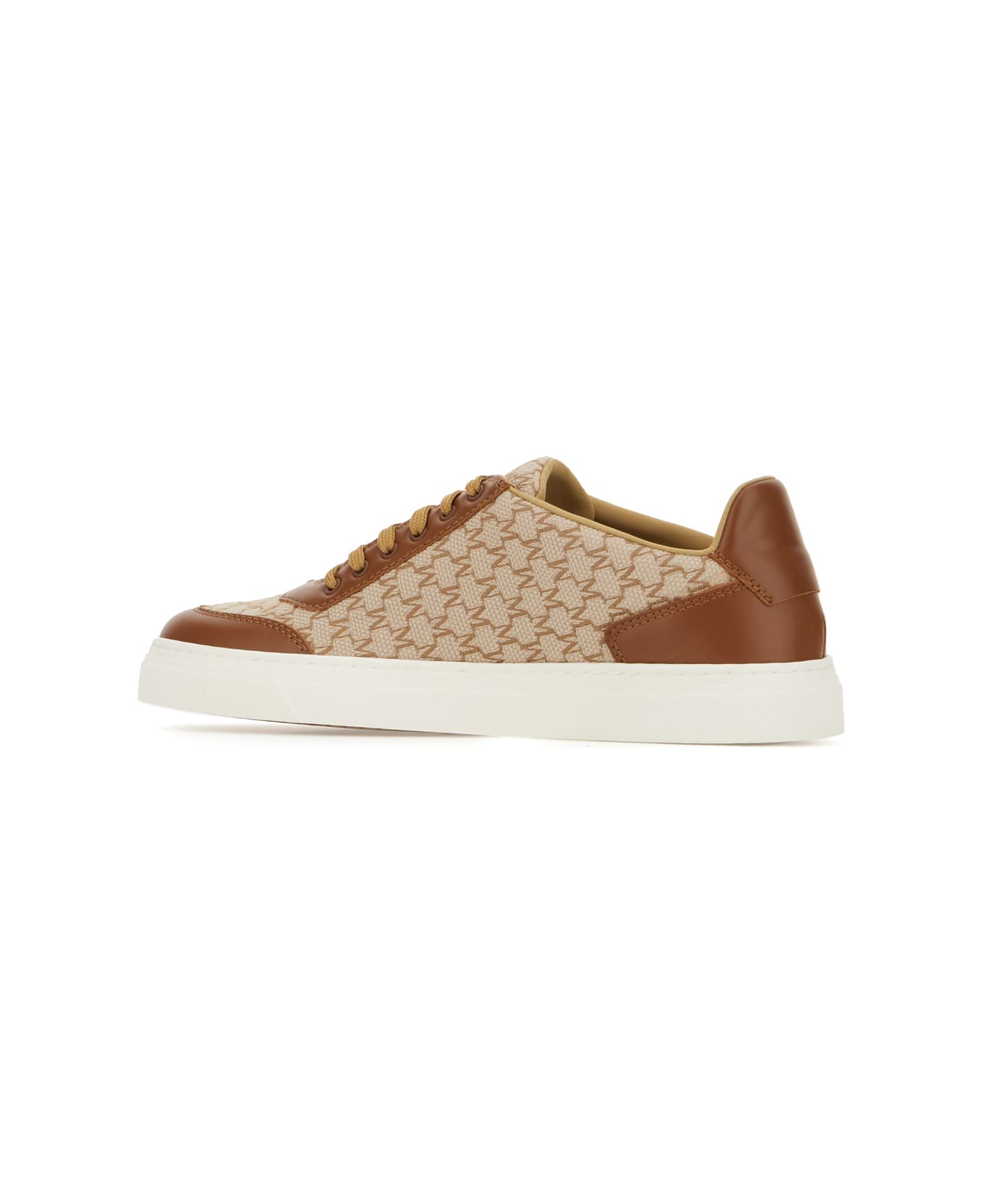 Max Mara Embroidered Canvas Sneakers - VISONE