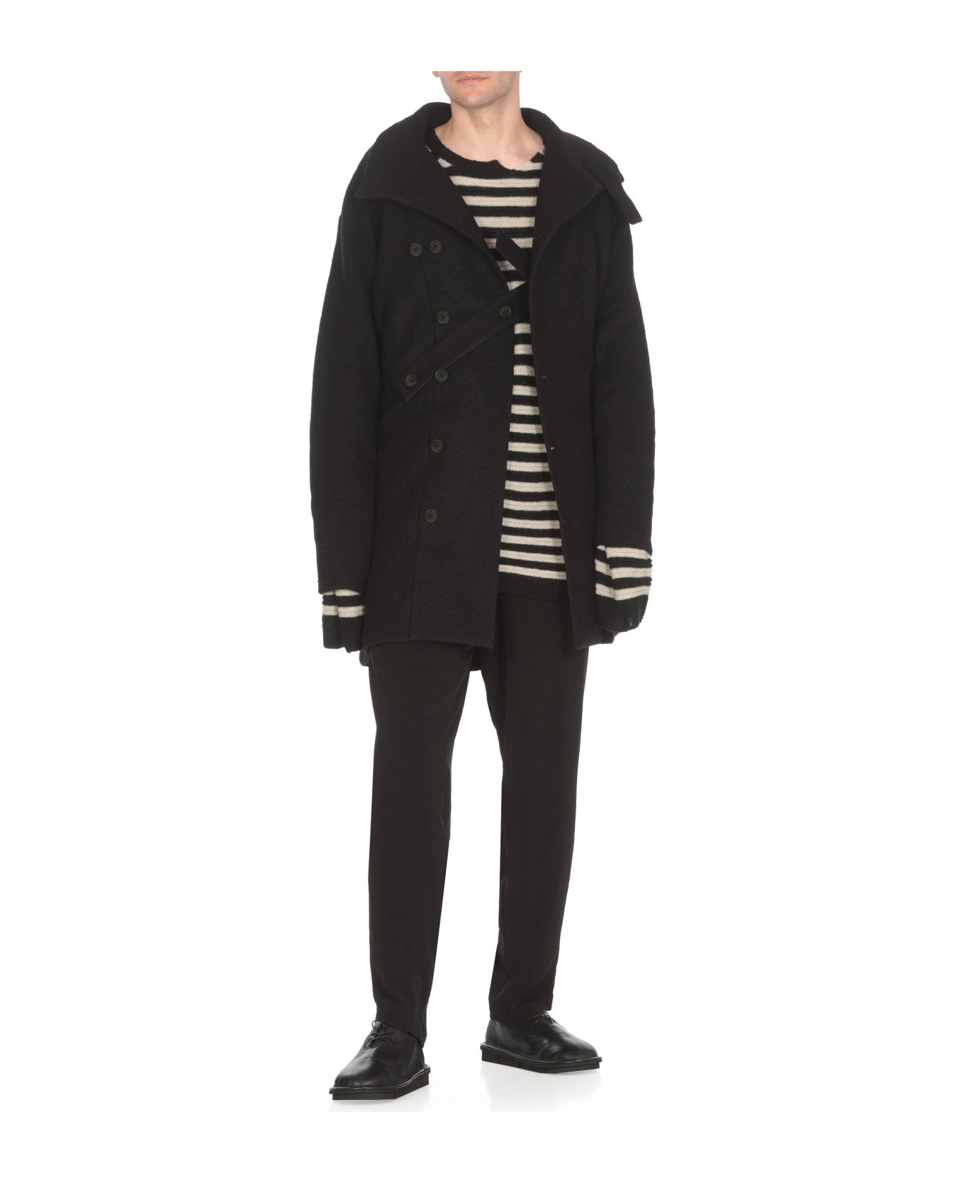 Yohji Yamamoto Wool Sweater - Black