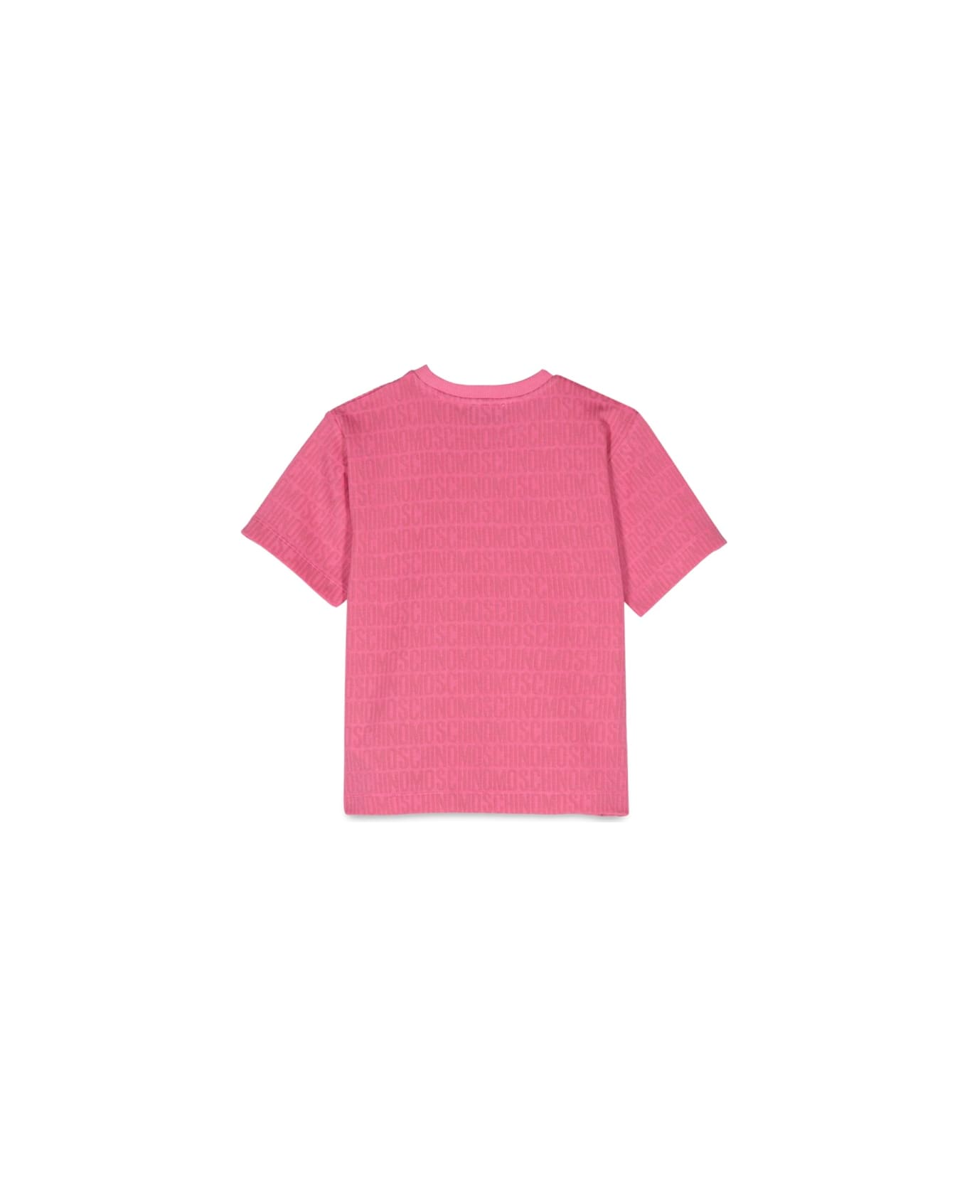Moschino Maxi T Shirt M/c - FUCHSIA