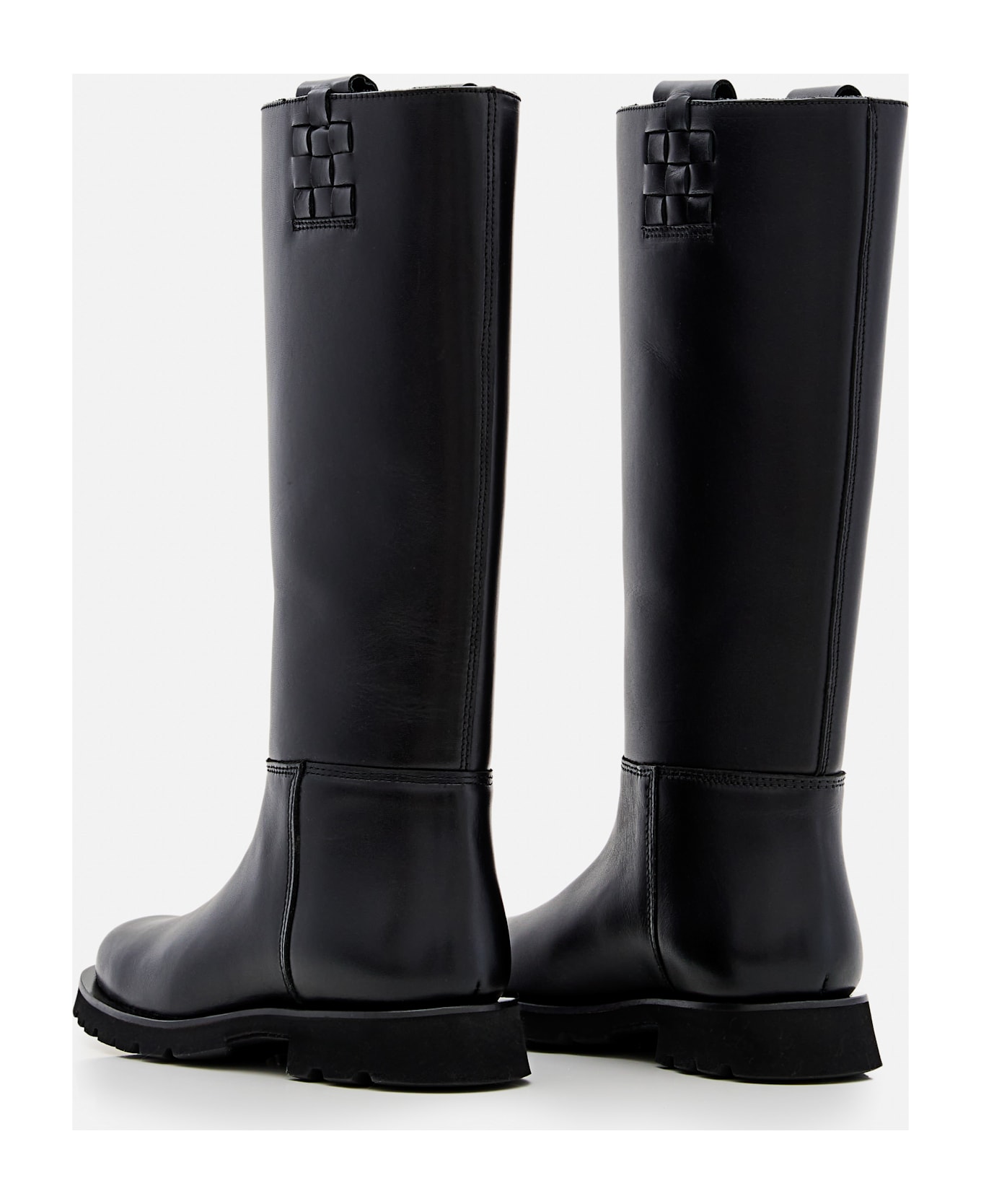 Hereu Anella High Leather Boot - Black