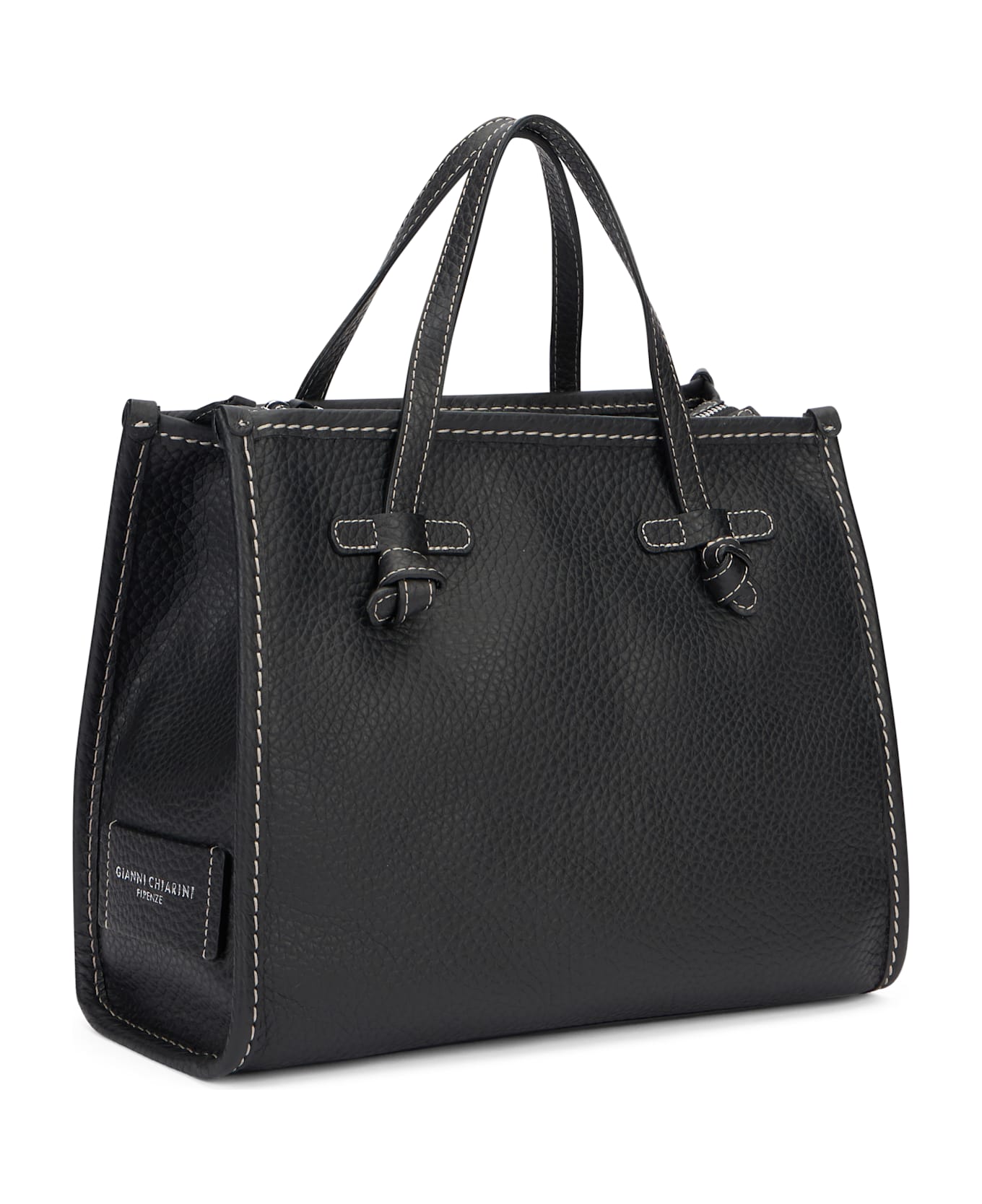 Gianni Chiarini Miss Marcella 32 Leather Handbag - black