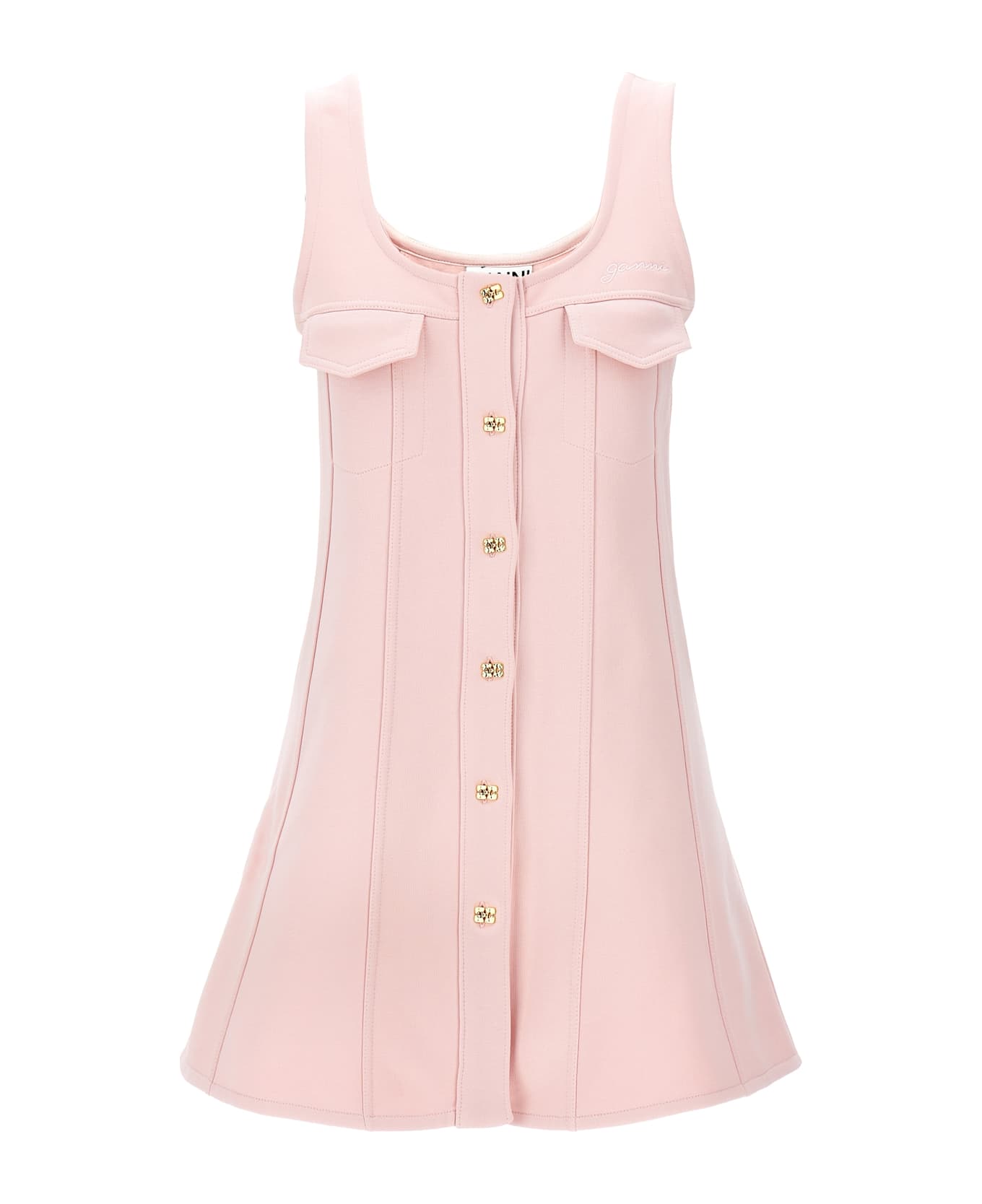 Ganni Mini Dress - Pink