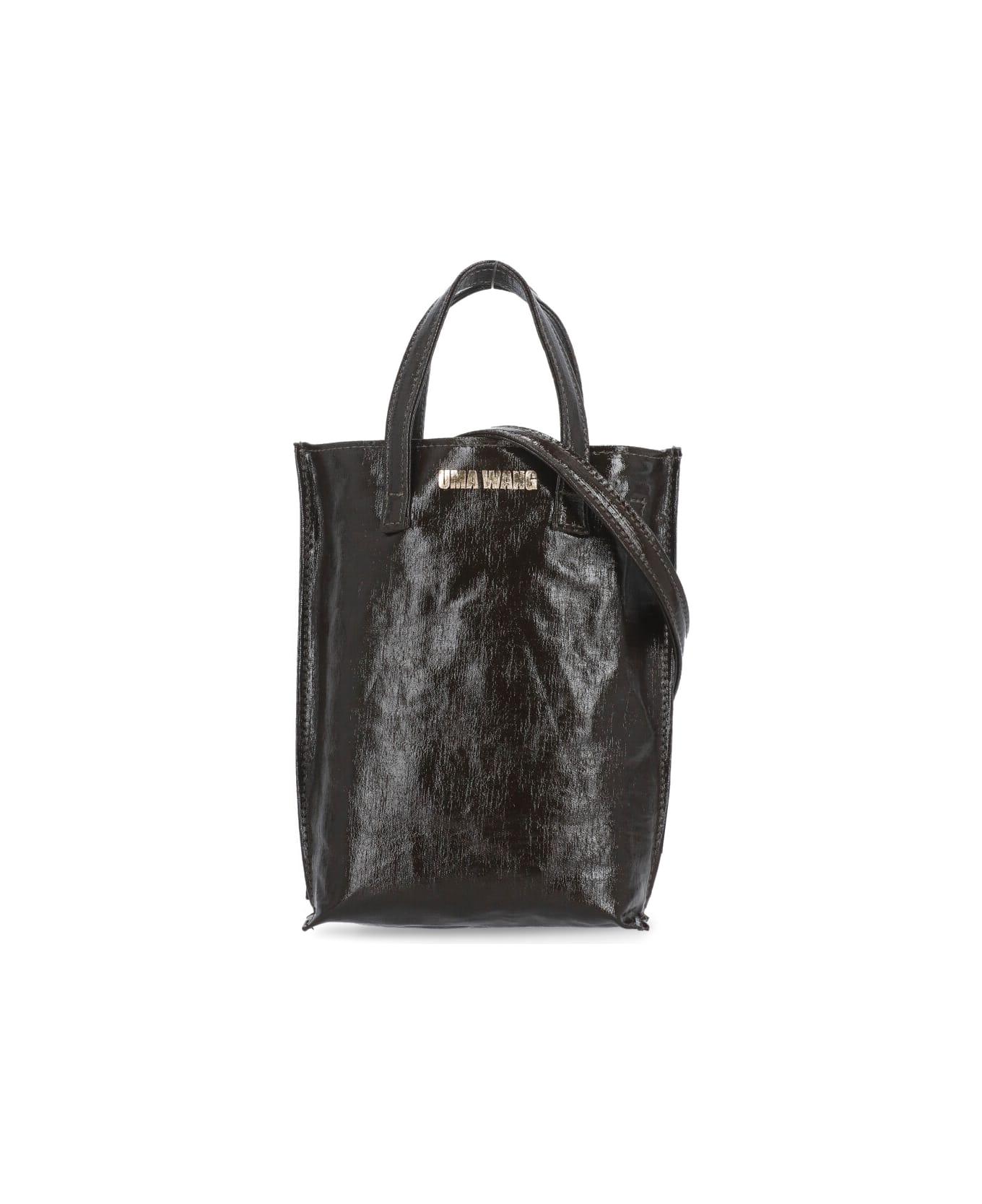 Uma Wang Small Case Canvas Bag - BROWN
