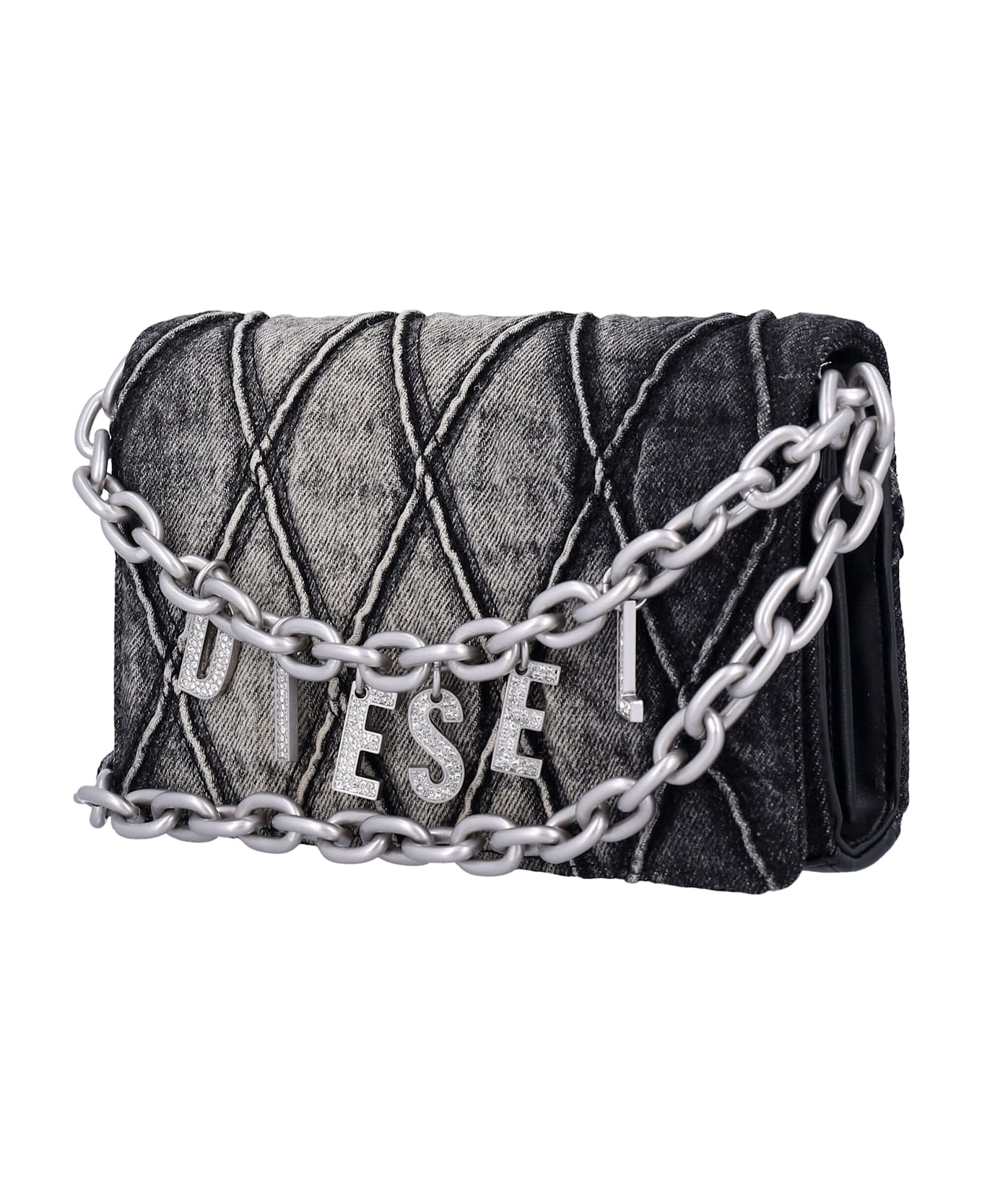 Diesel Charm-d Wallet Strap - BLACK