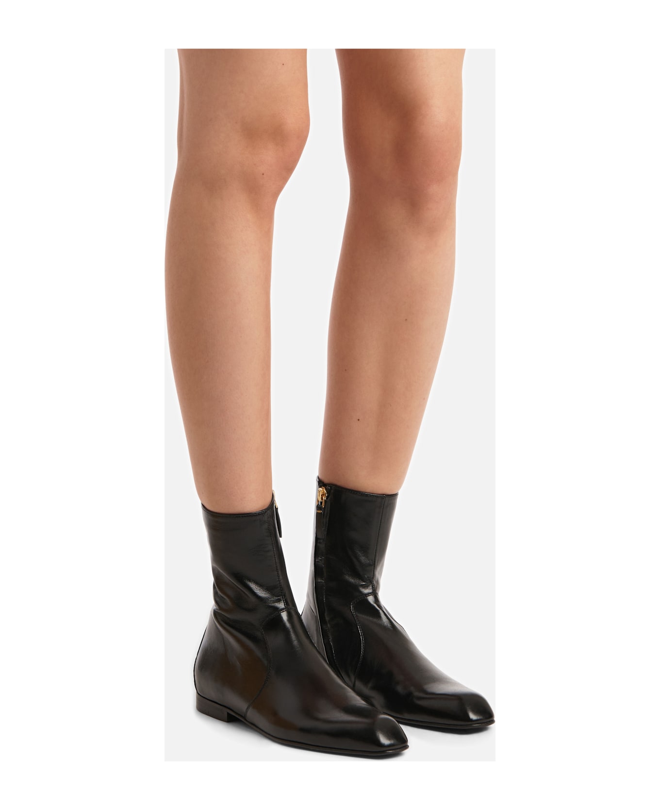 Khaite Colt Ankle Boot - Black