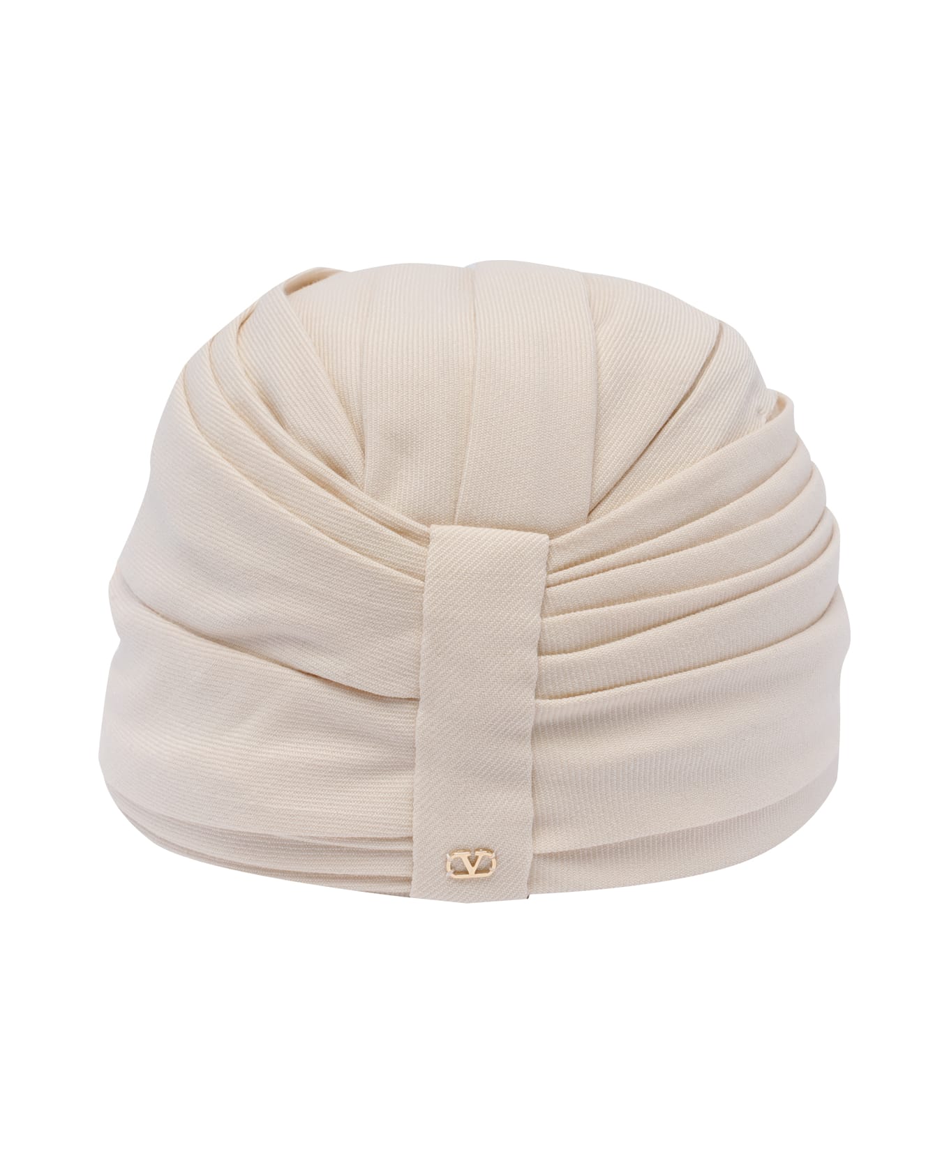 Valentino Garavani Rigid Wool Turban - White