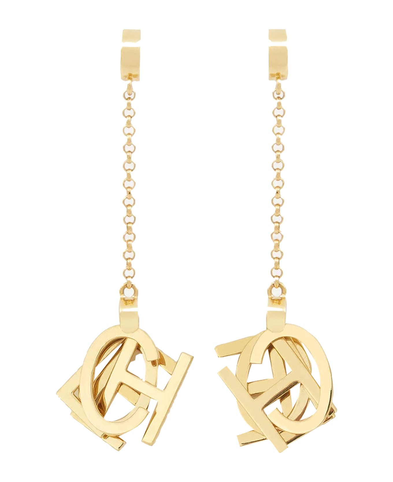 Chloé Chloe
 Letters Earrings - Golden