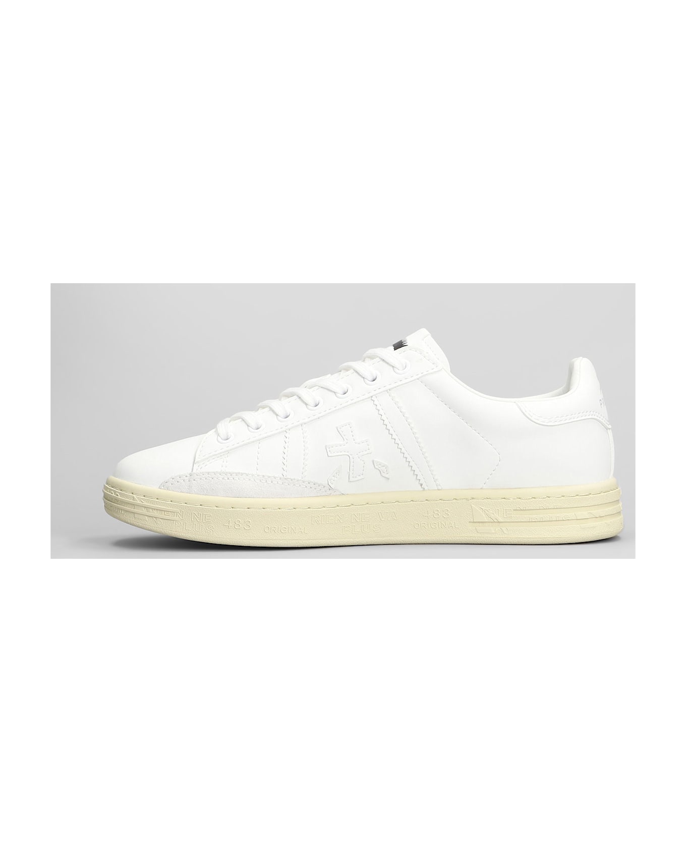 Premiata Russell Sneakers In White Leather - white