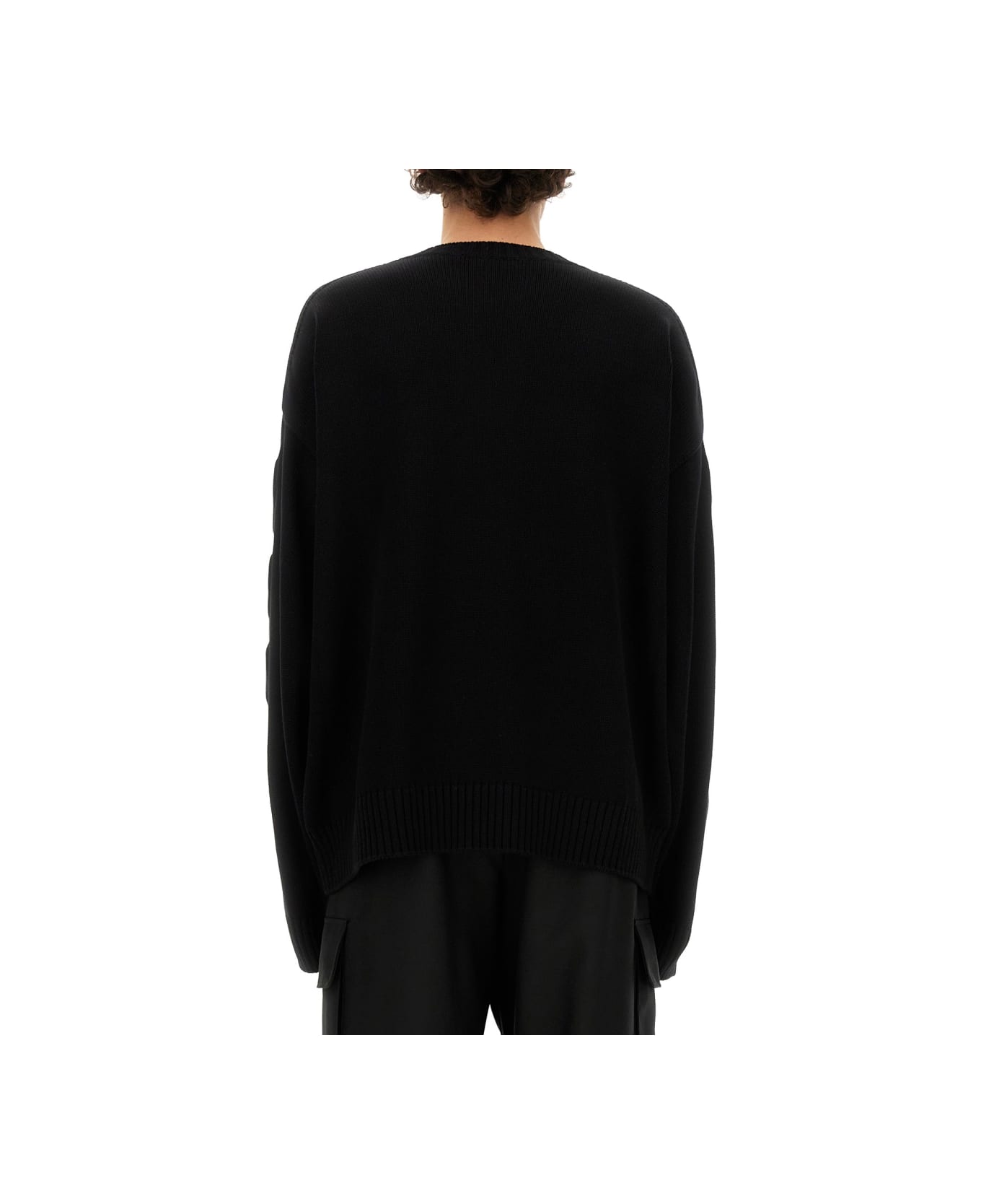 Off-White Oversize Shirt - BLACK