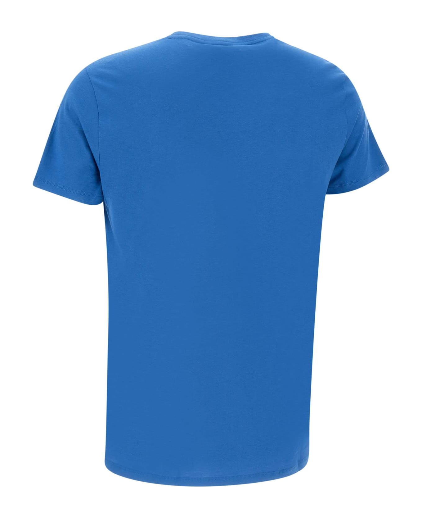 Lacoste Cotton T-shirt - BLUE シャツ