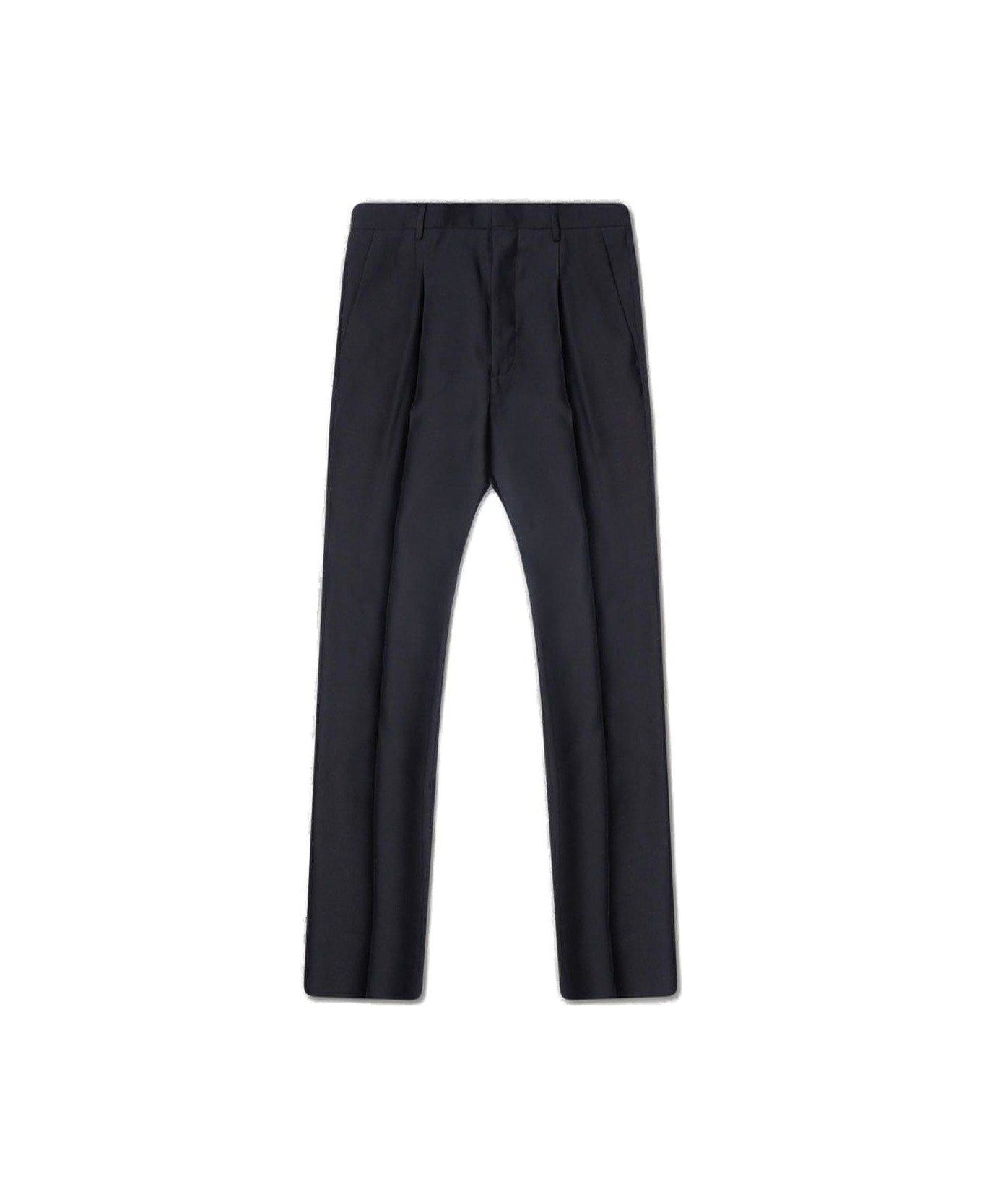 Dsquared2 Pleated Straight-leg Trousers - Black ボトムス