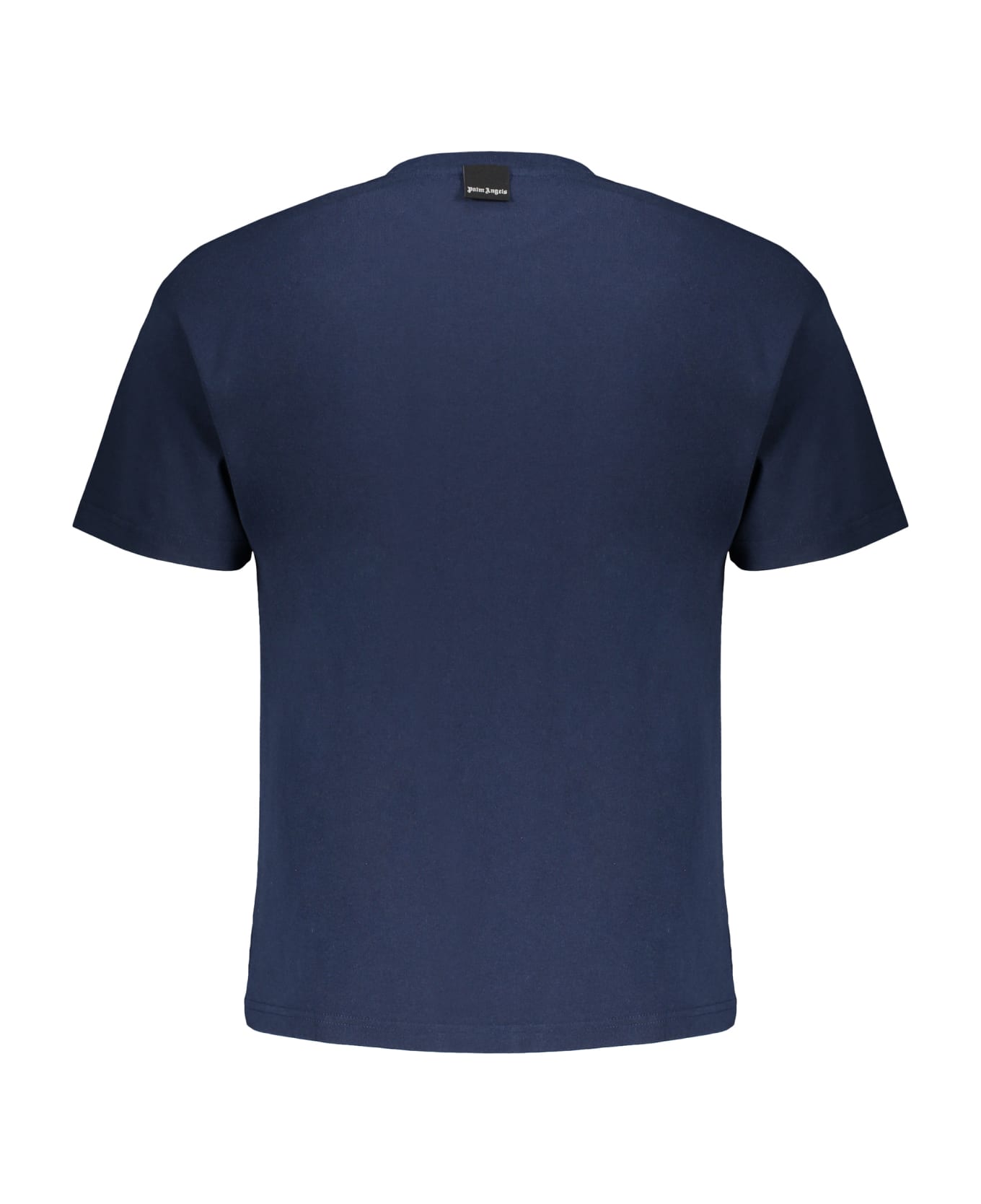 Palm Angels Cotton T-shirt - blue シャツ