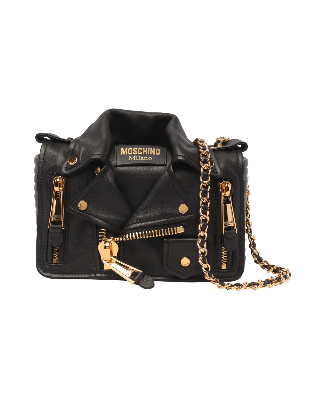 Moschino Biker Bag - Black