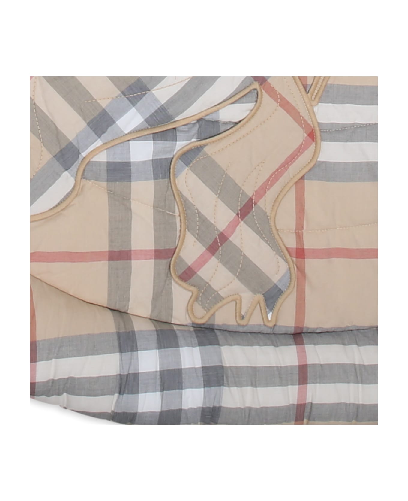 Burberry Beige Mat For Babykids With Vintage Check - Beige