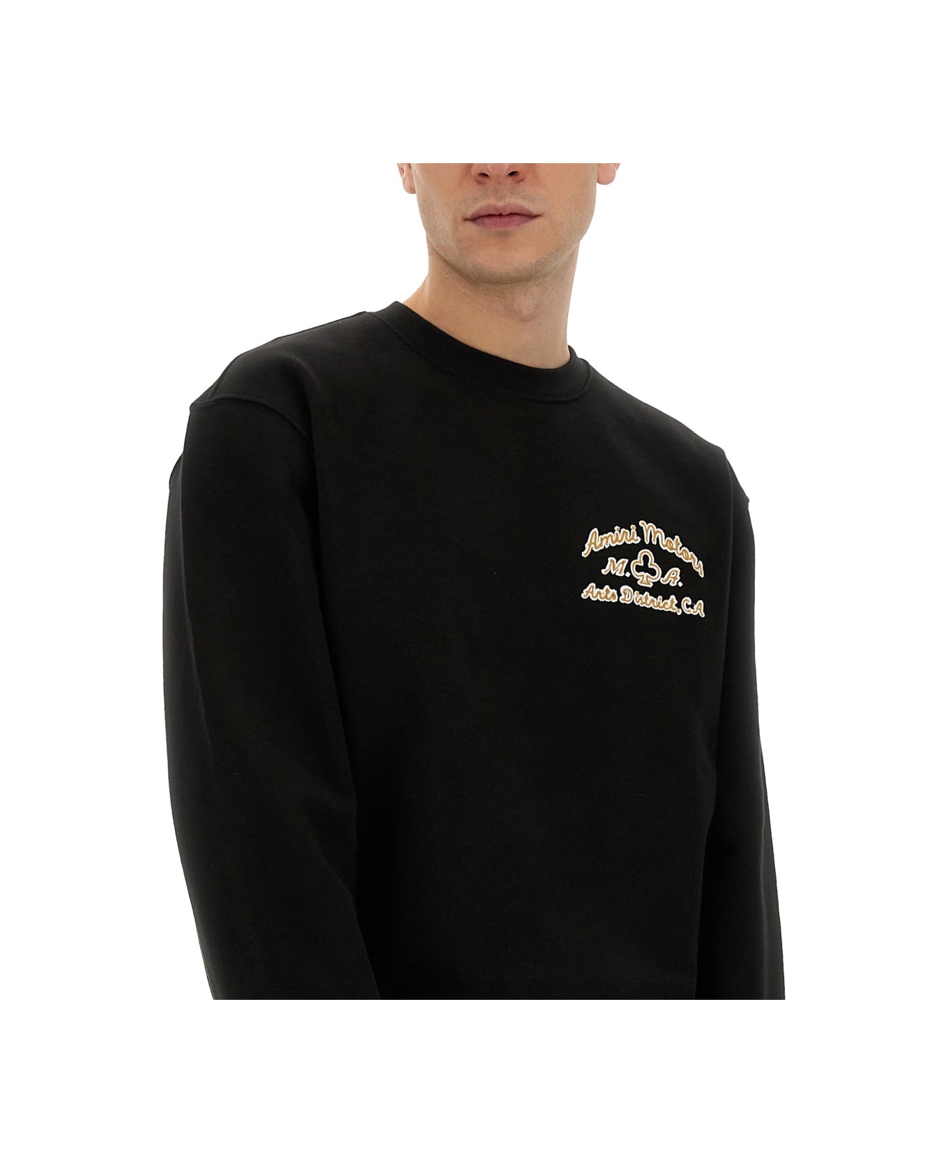 AMIRI Sweatshirt With Logo - BLACK