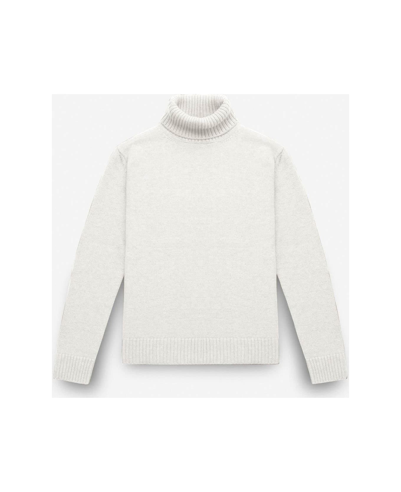 Larusmiani Turtleneck Sweater 'diablerets' Sweater - Ivory