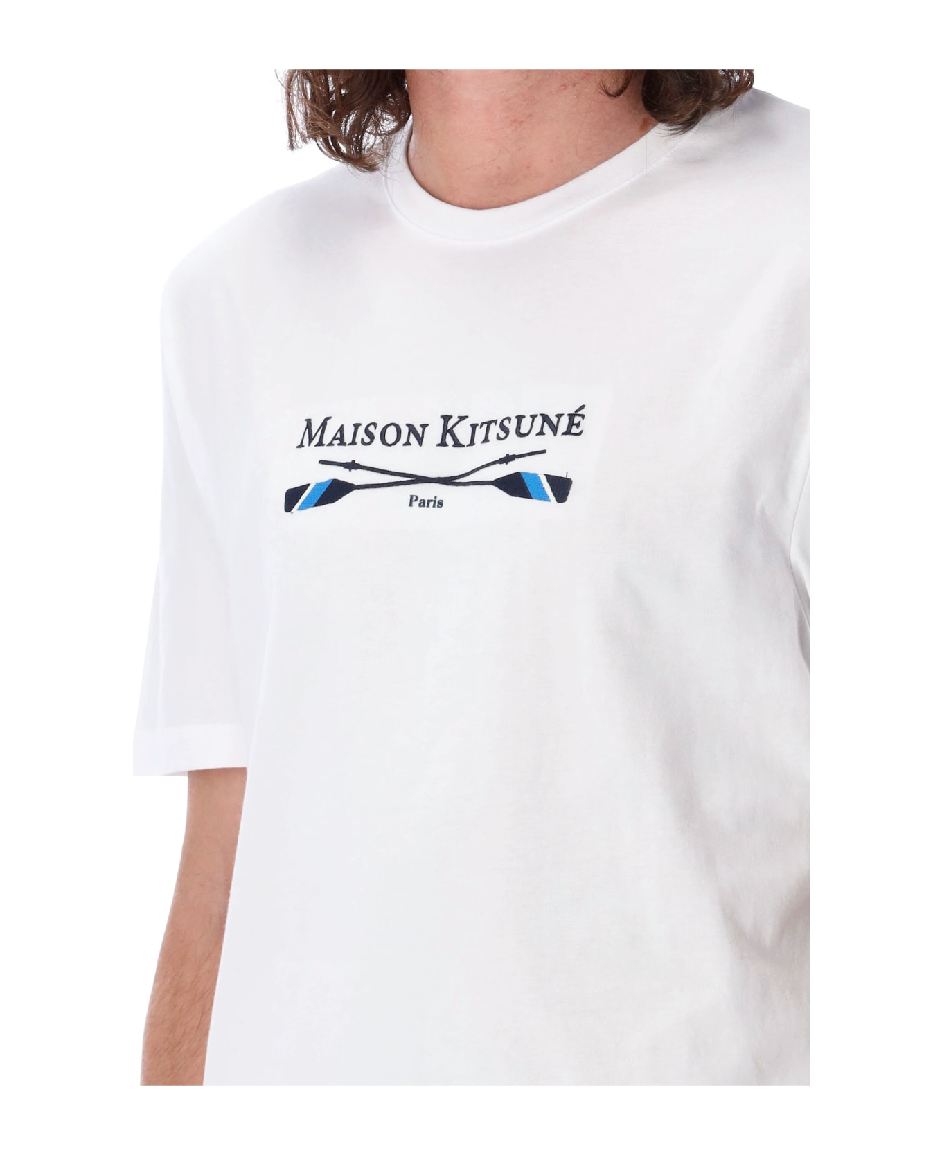 Maison Kitsuné Oars Regular T-shirt - White