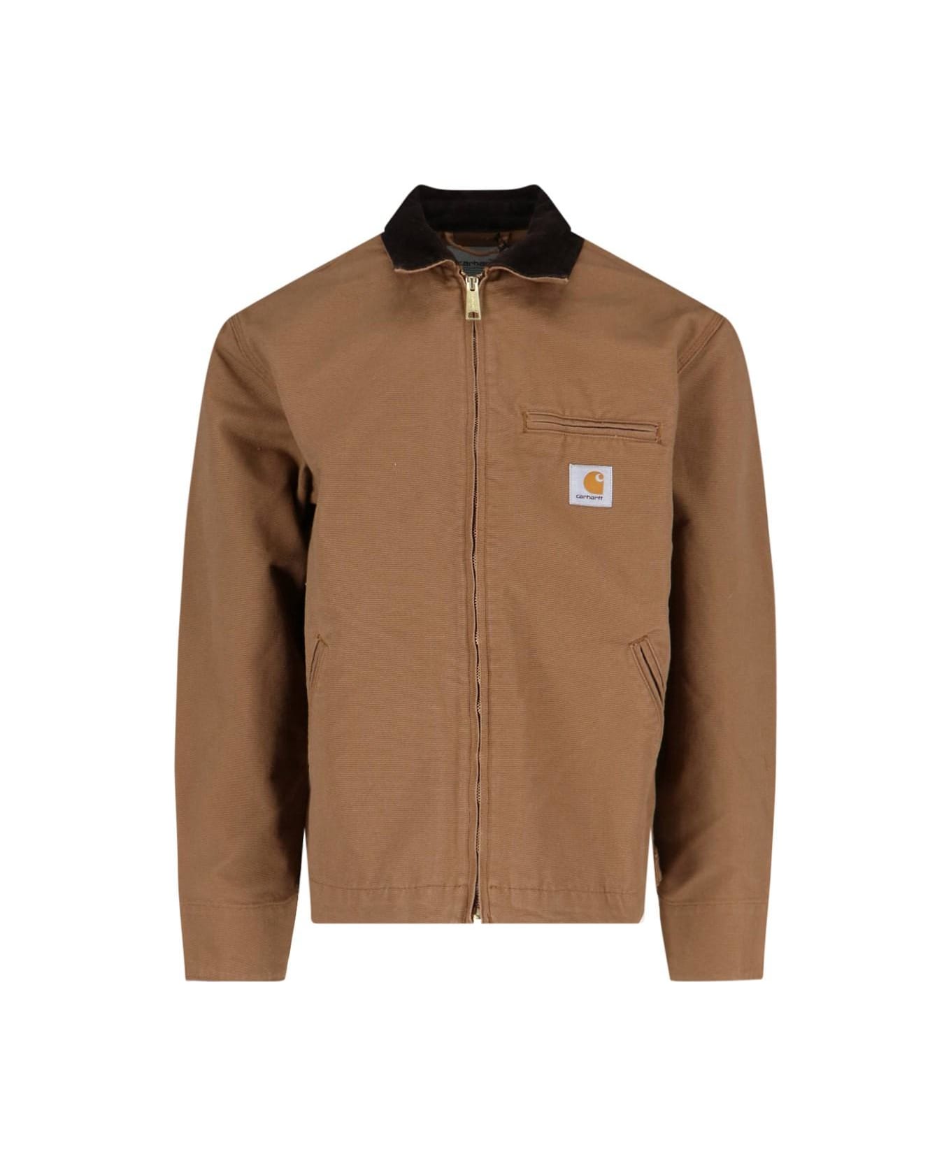 Carhartt 
detroit
 Zip Jacket - BROWN