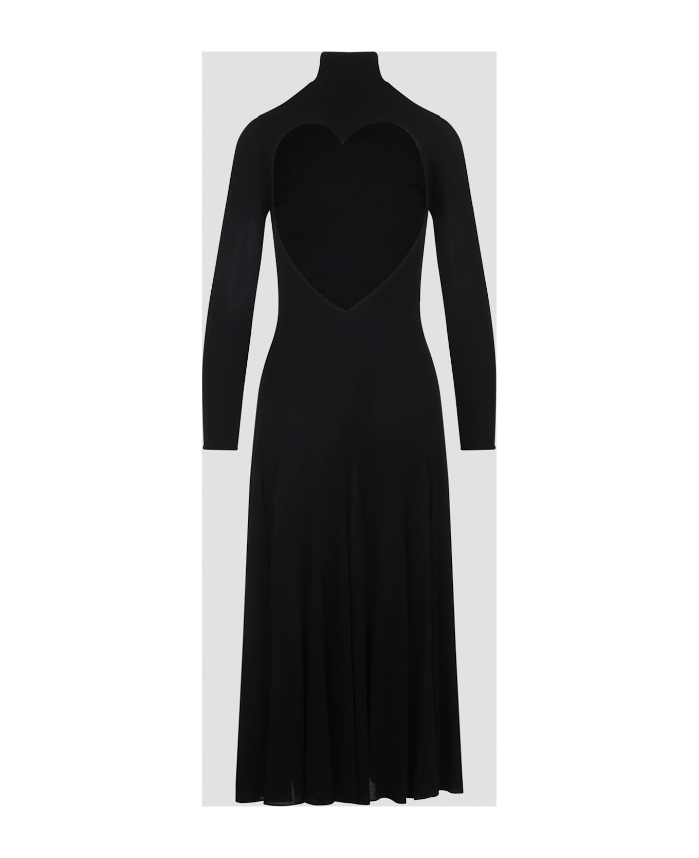 Alaia Alaïa Heart Midi Dress - Noir Alaia