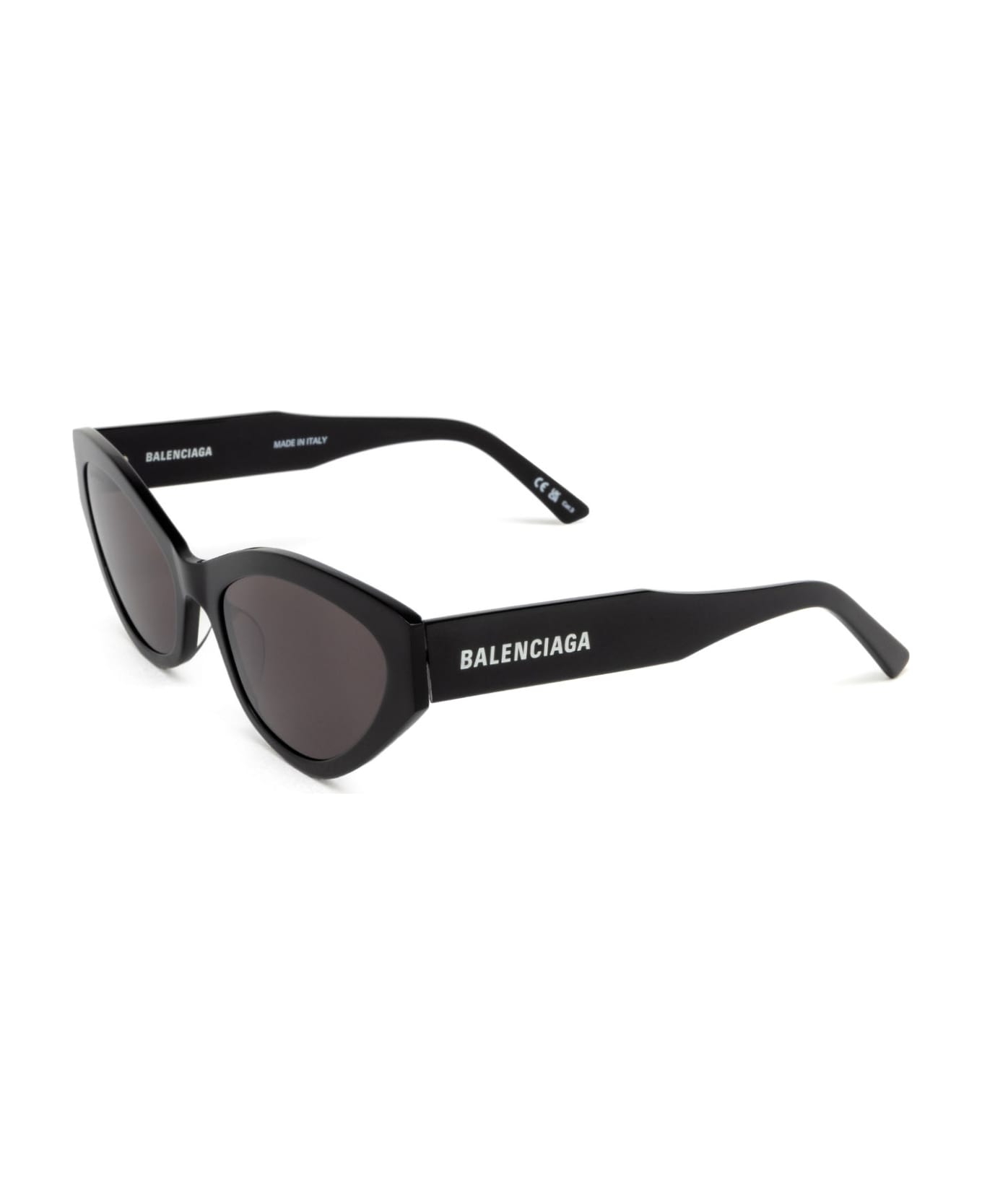 Balenciaga Eyewear Bb0306s Sunglasses - 001 BLACK BLACK GREY