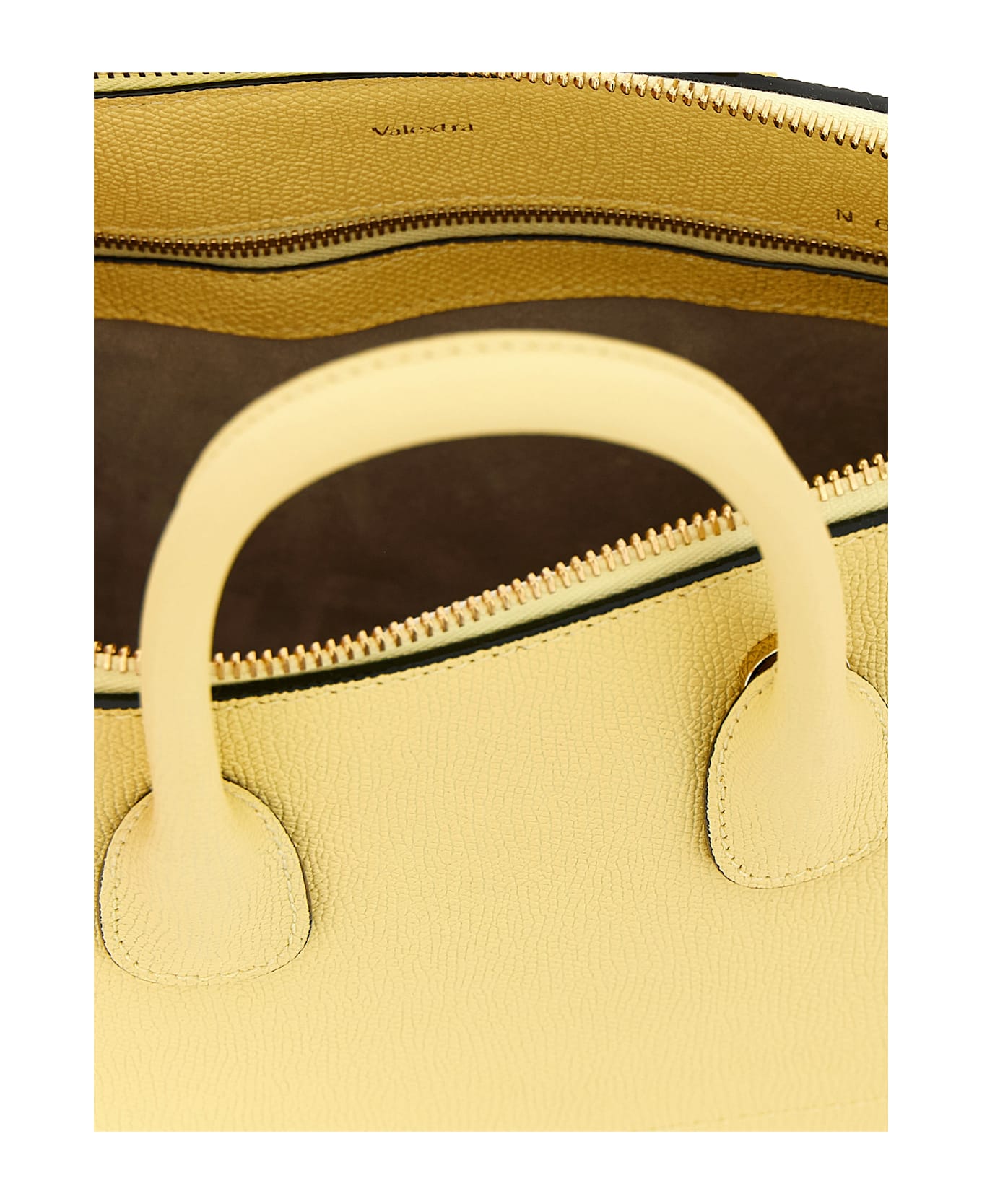 Valextra 'mylogo' Mini Handbag - Yellow