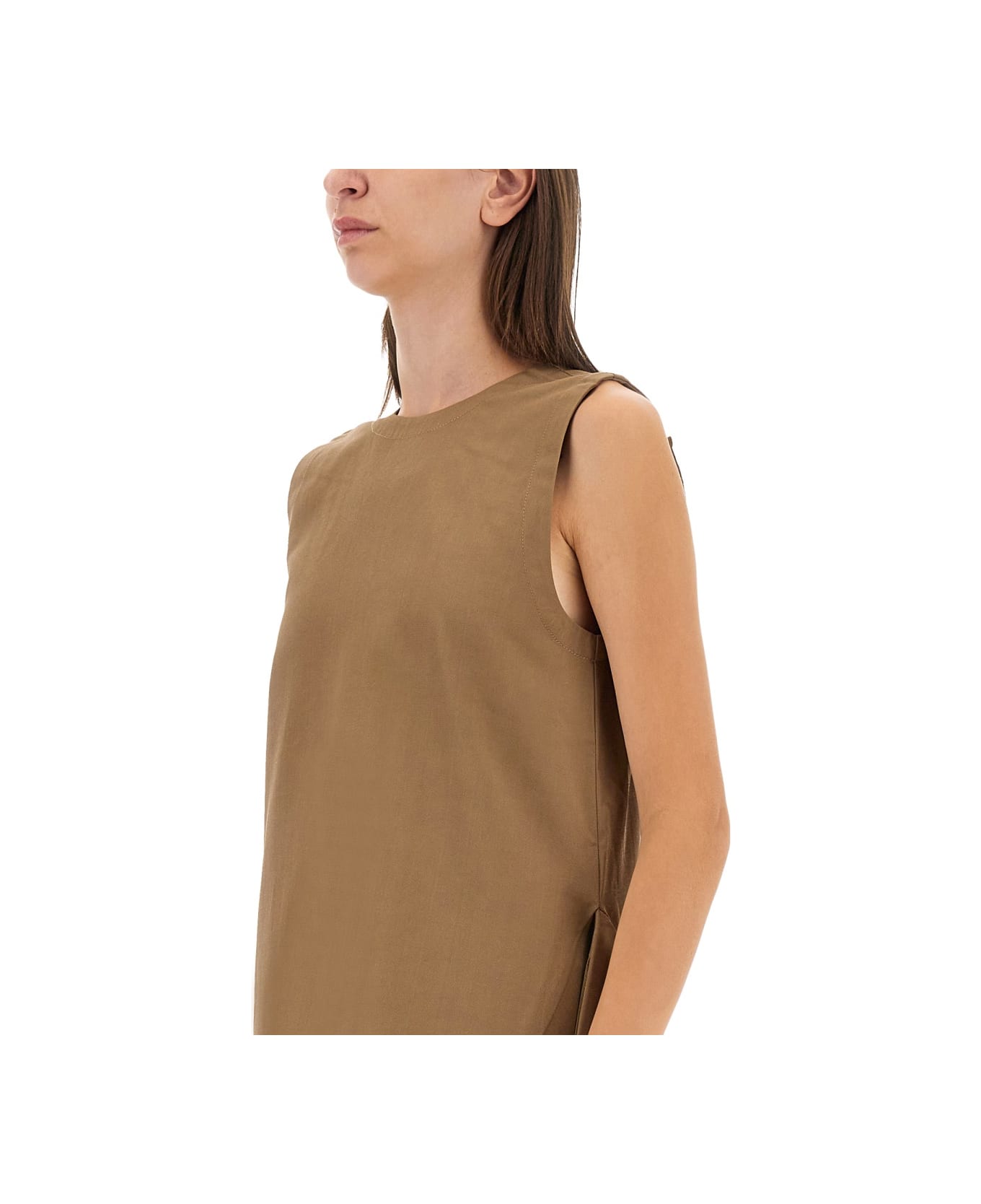 Uma Wang "aura" Dress - BEIGE