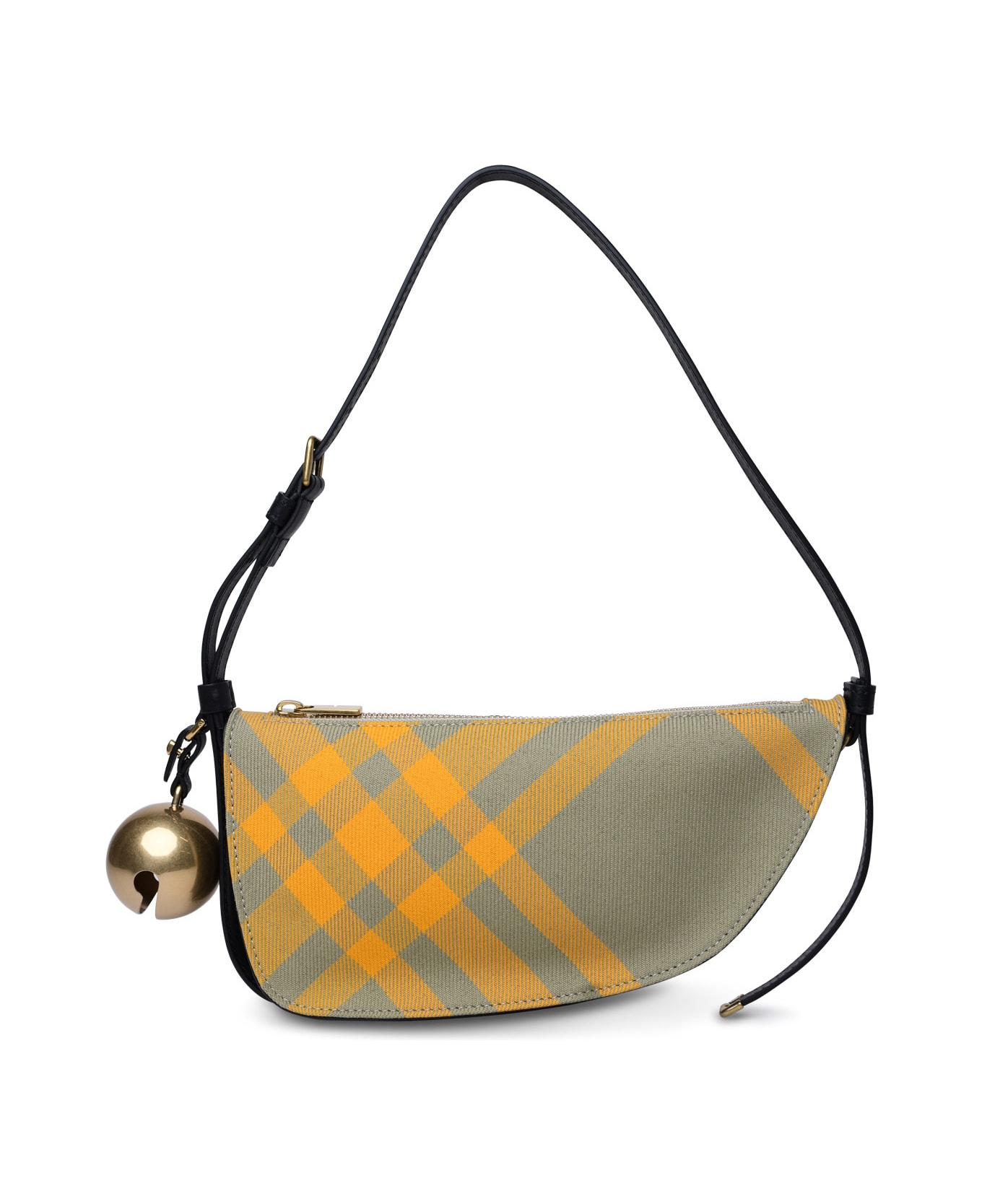 Burberry 'shield' Multicolor Wool Blend Bag - HUNTER IP CHECK トートバッグ
