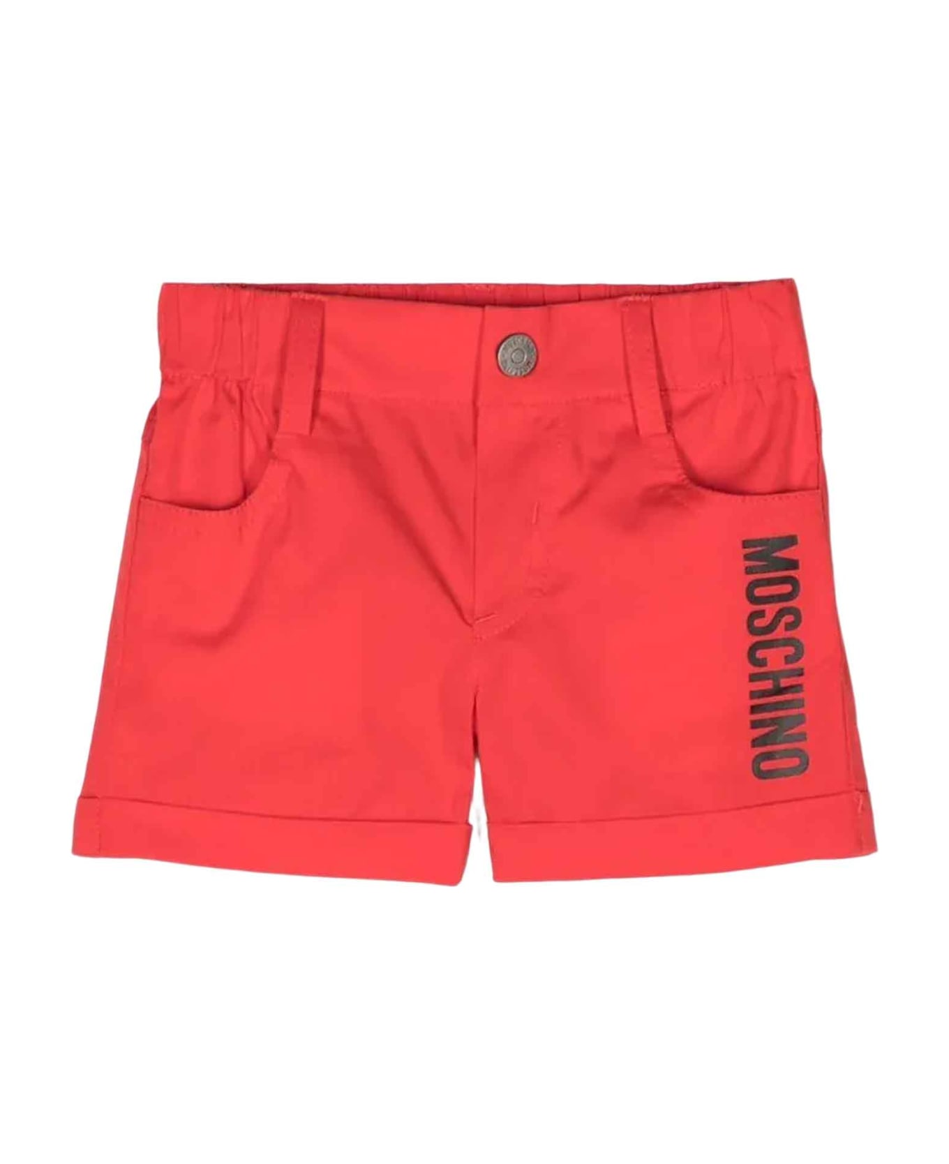Moschino Red Shorts Baby Unisex - Rosso