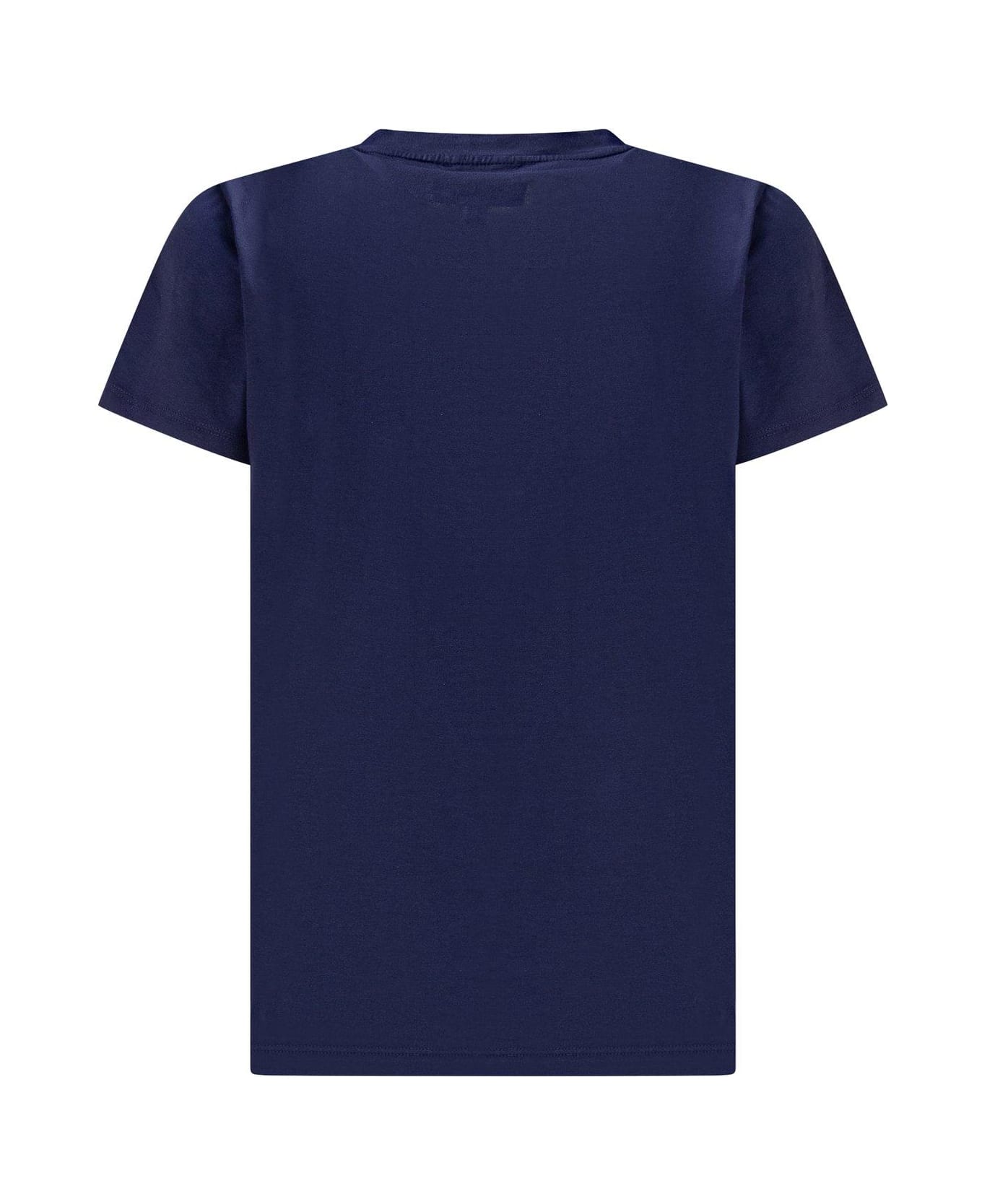 Emporio Armani Logo Printed Crewneck T-shirt - Blu Scuri Tシャツ＆ポロシャツ