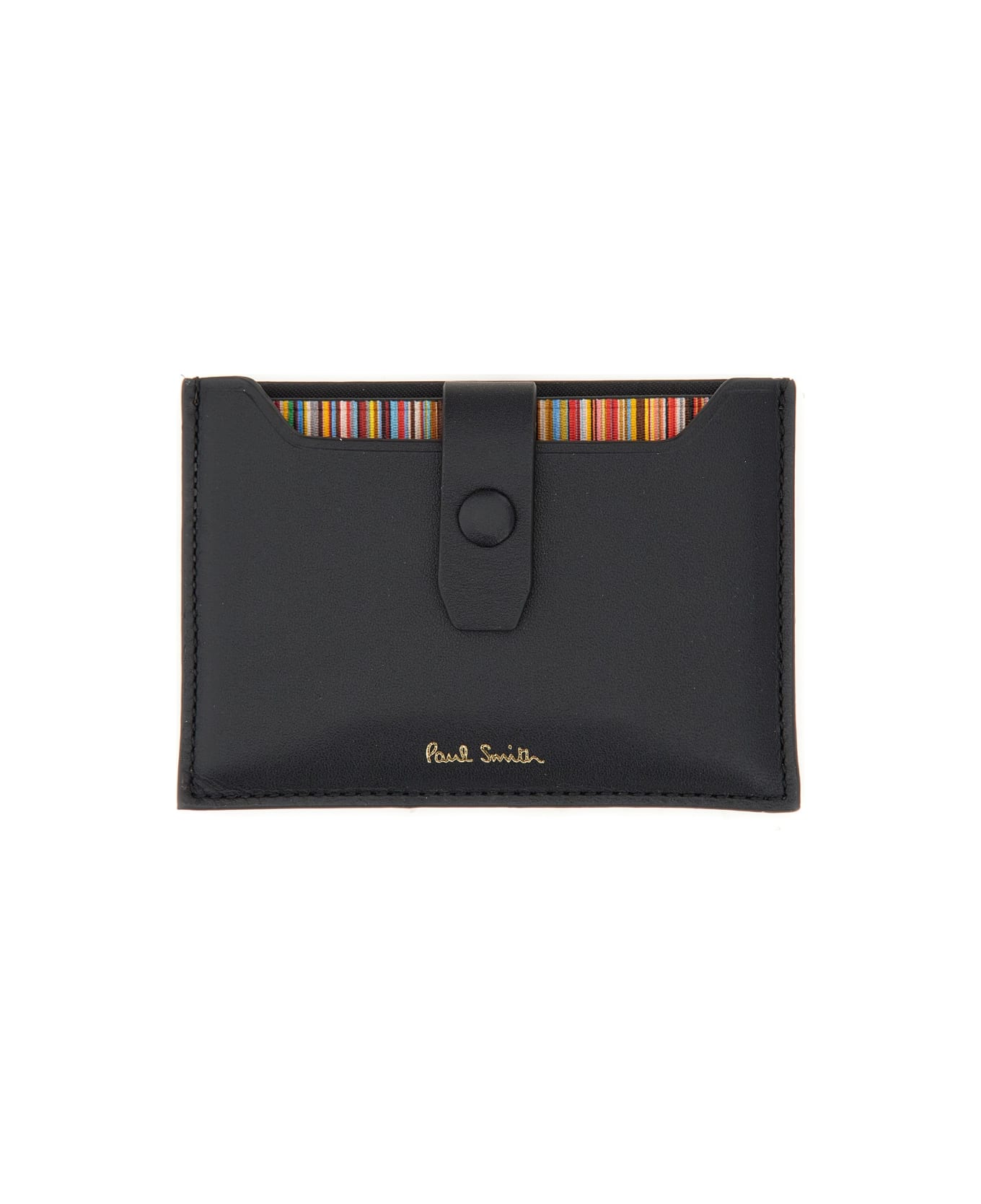 Paul Smith Card Holder With Logo - BLACK 財布