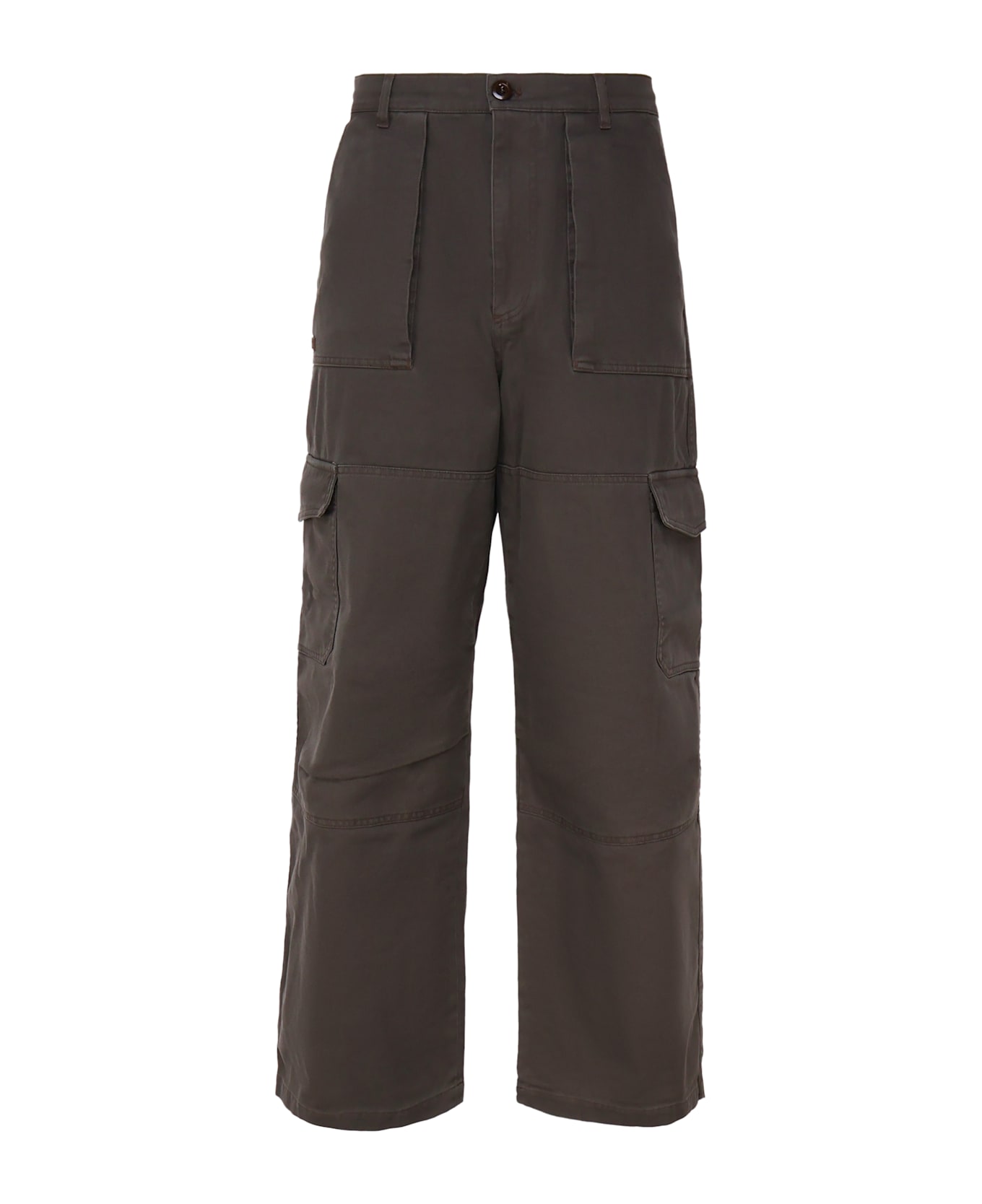 Acne Studios Cargo Pants In Twill - KHAKI