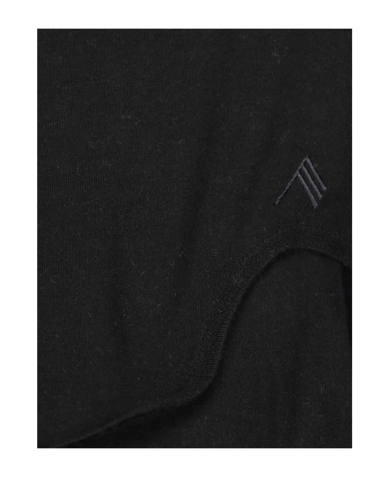 The Attico Asymmetrical Mini Dress - Black  