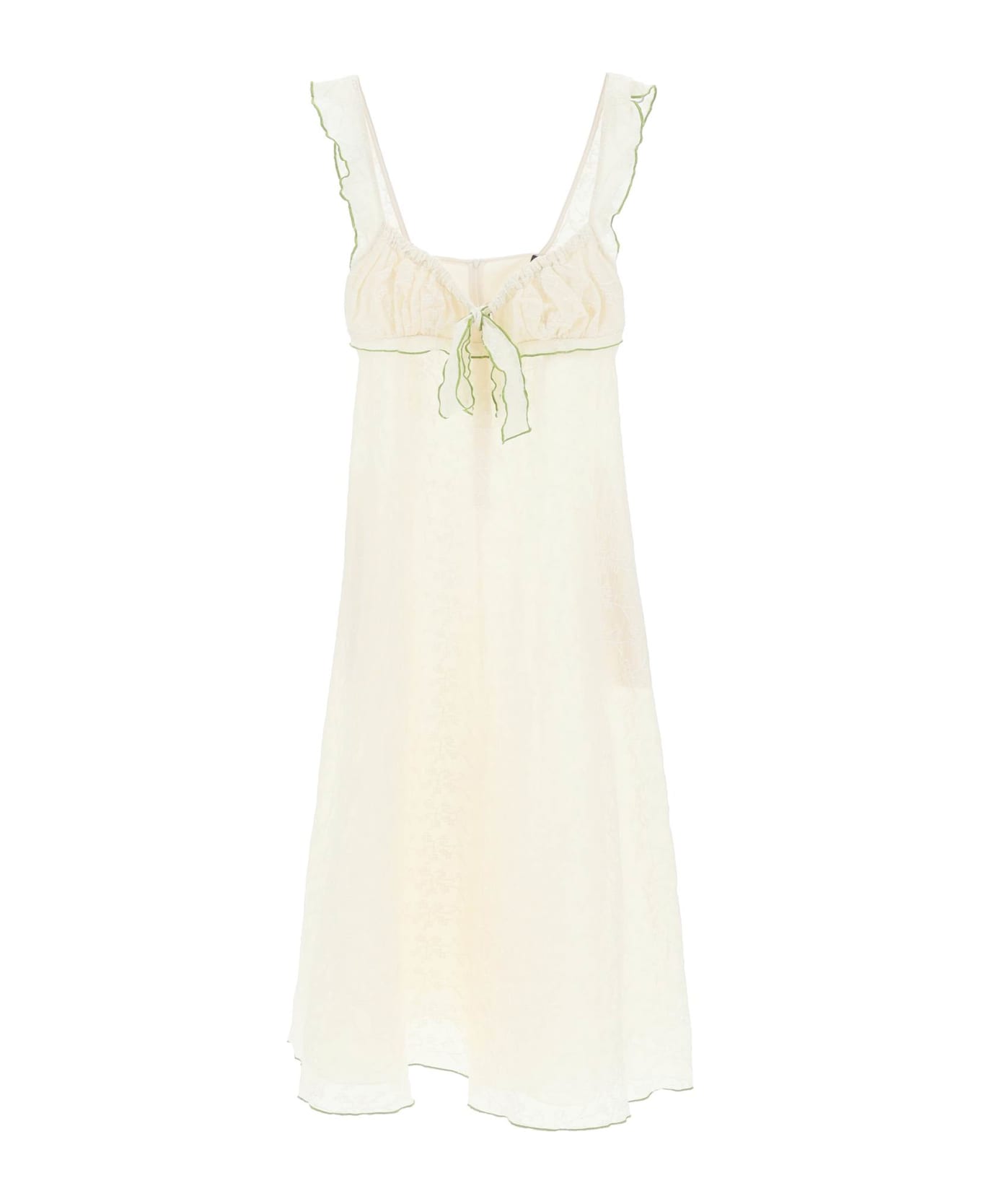 SIEDRES 'tulla' Long Dress - WHITE (Beige)