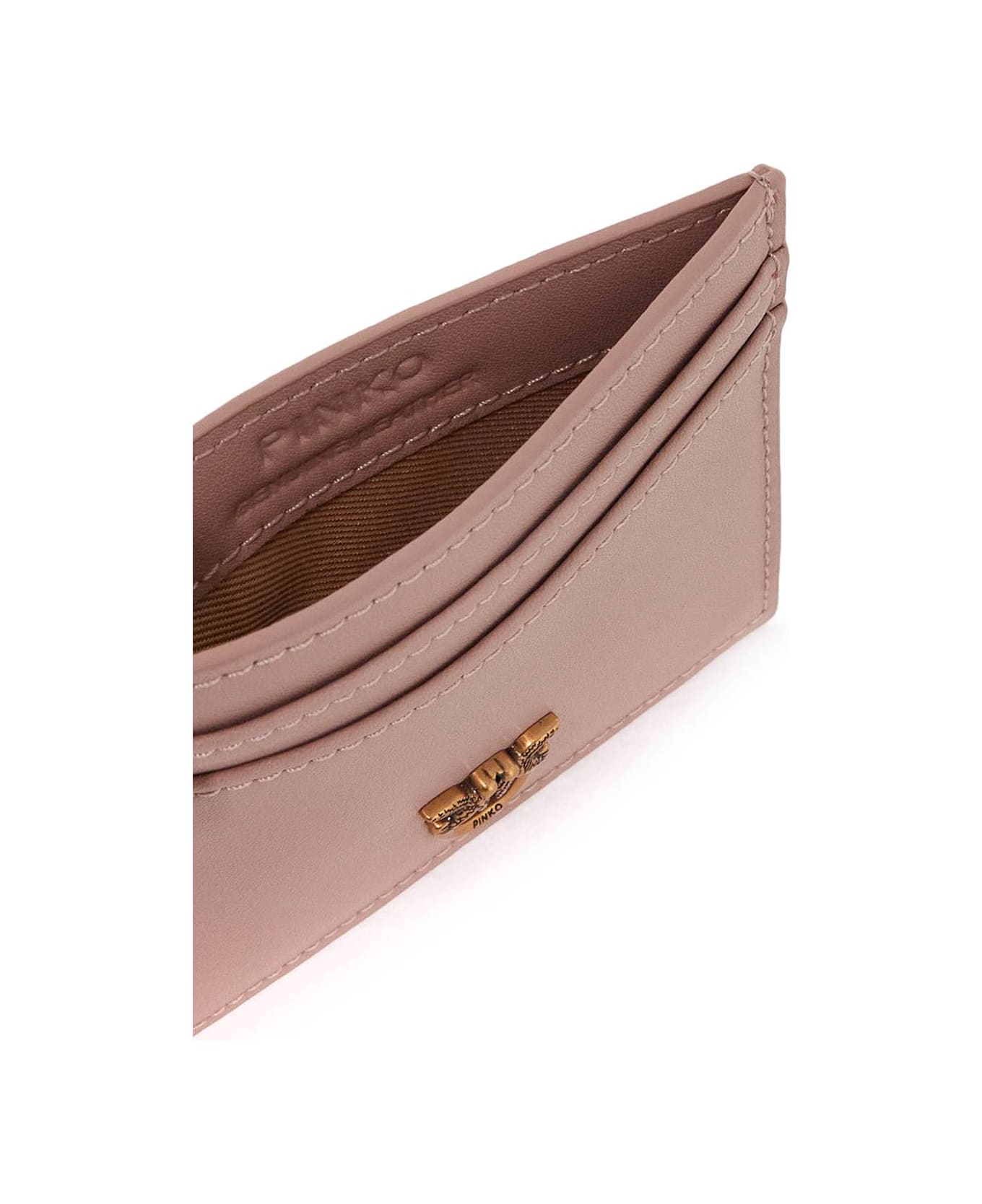 【関税&送料込】Pinko Leather Card Holder Pinko Love Birds Card Holder | italist