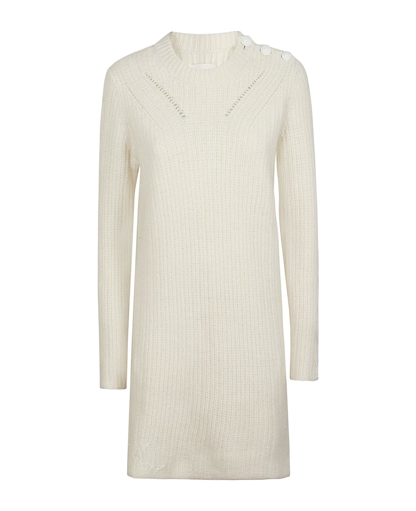 Zadig & Voltaire Knit Long-sleeve Dress - Flake