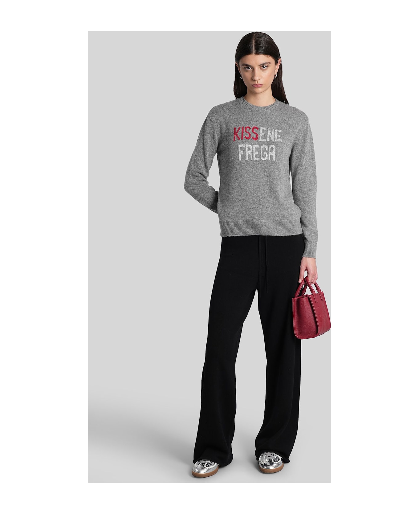 MC2 Saint Barth New Queen Knitwear In Grey Cotton - grey