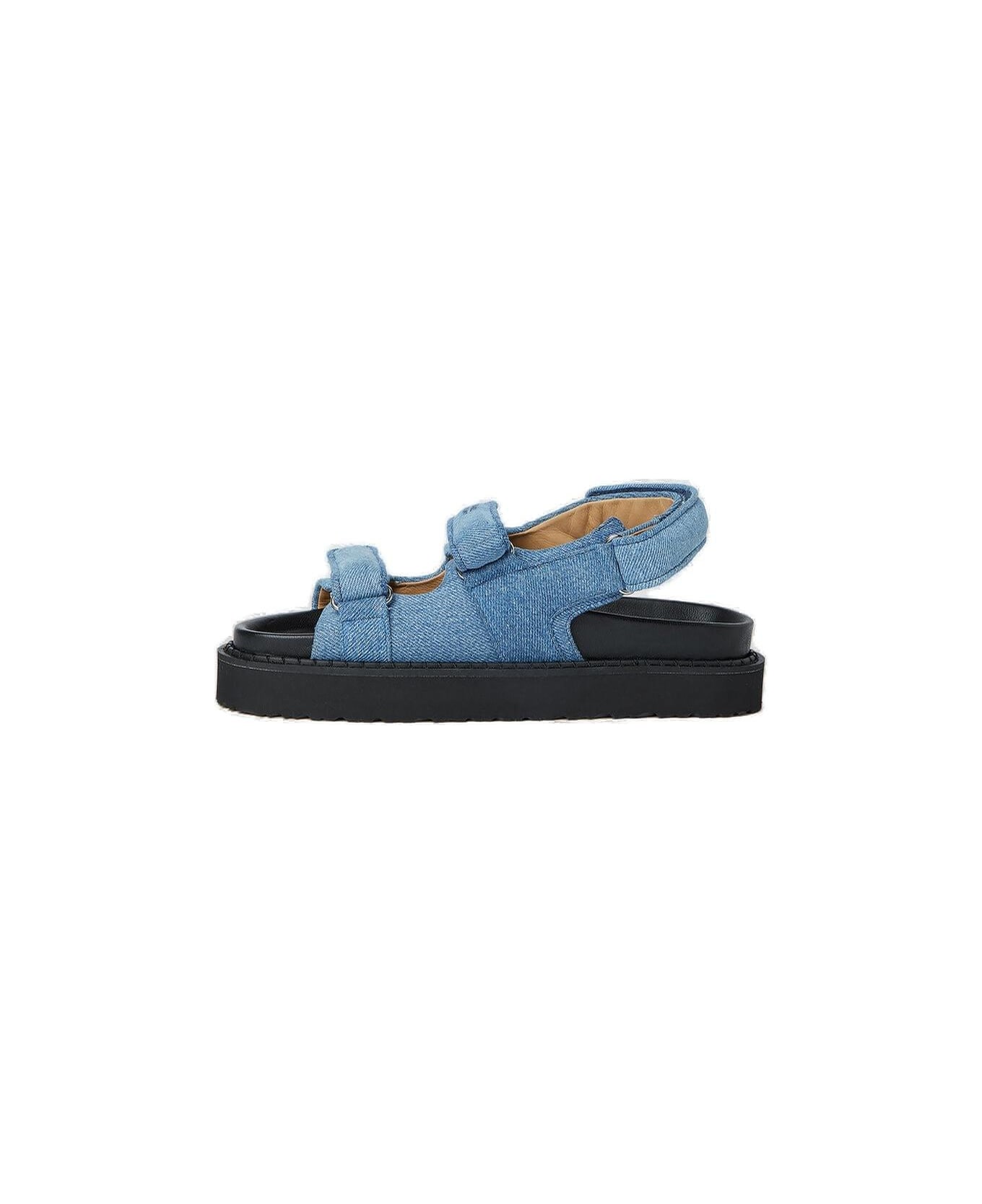Isabel Marant Touch-strap Open-toe Denim Sandals - BLUE サンダル