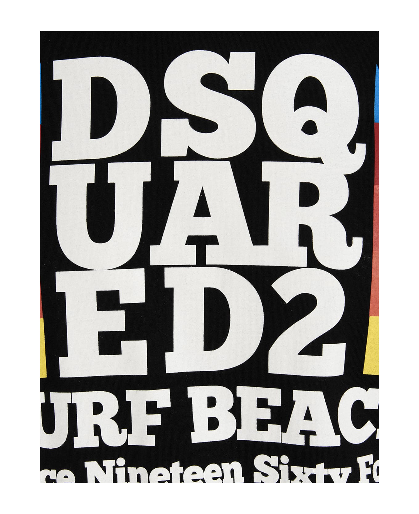Dsquared2 T-shirt 'd2 Surf Beach' - Black  