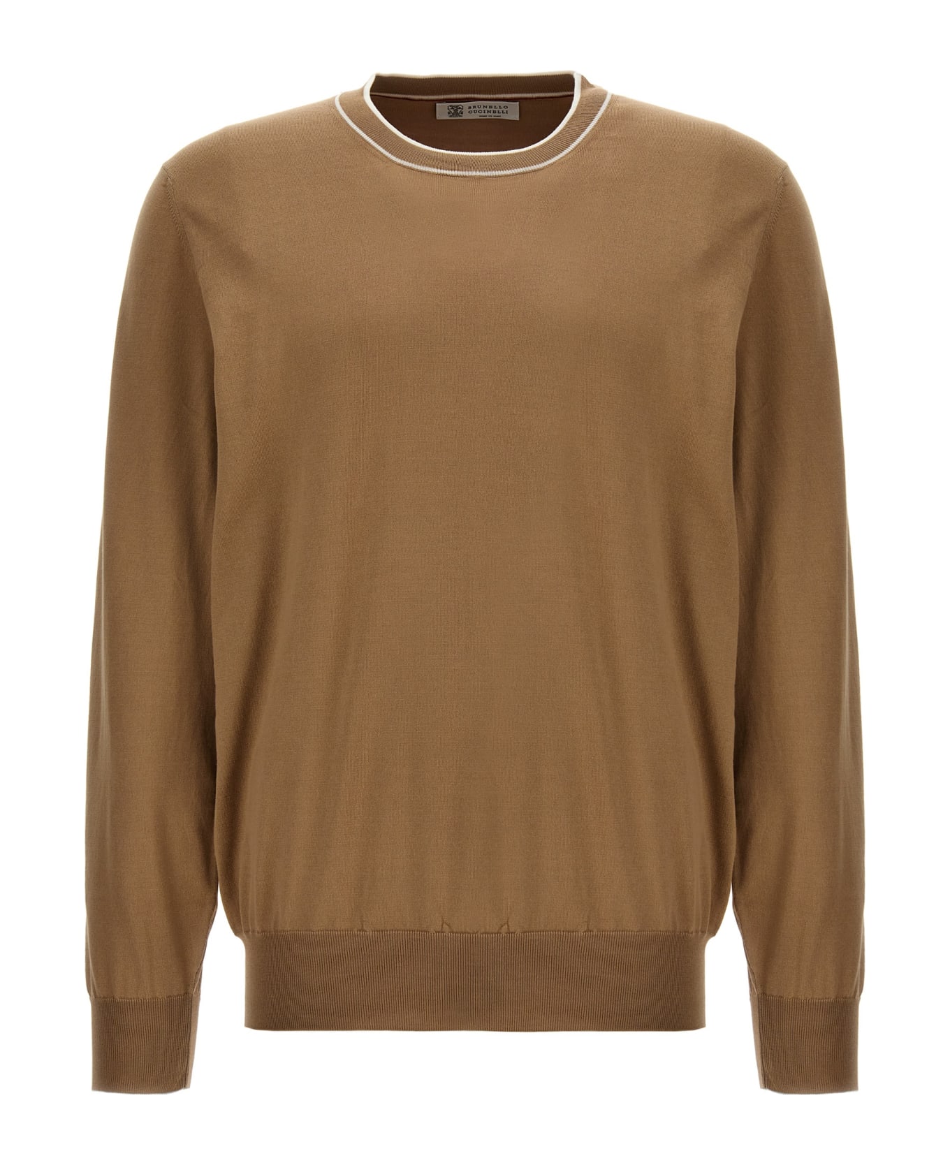 Brunello Cucinelli Cotton Sweater - Beige