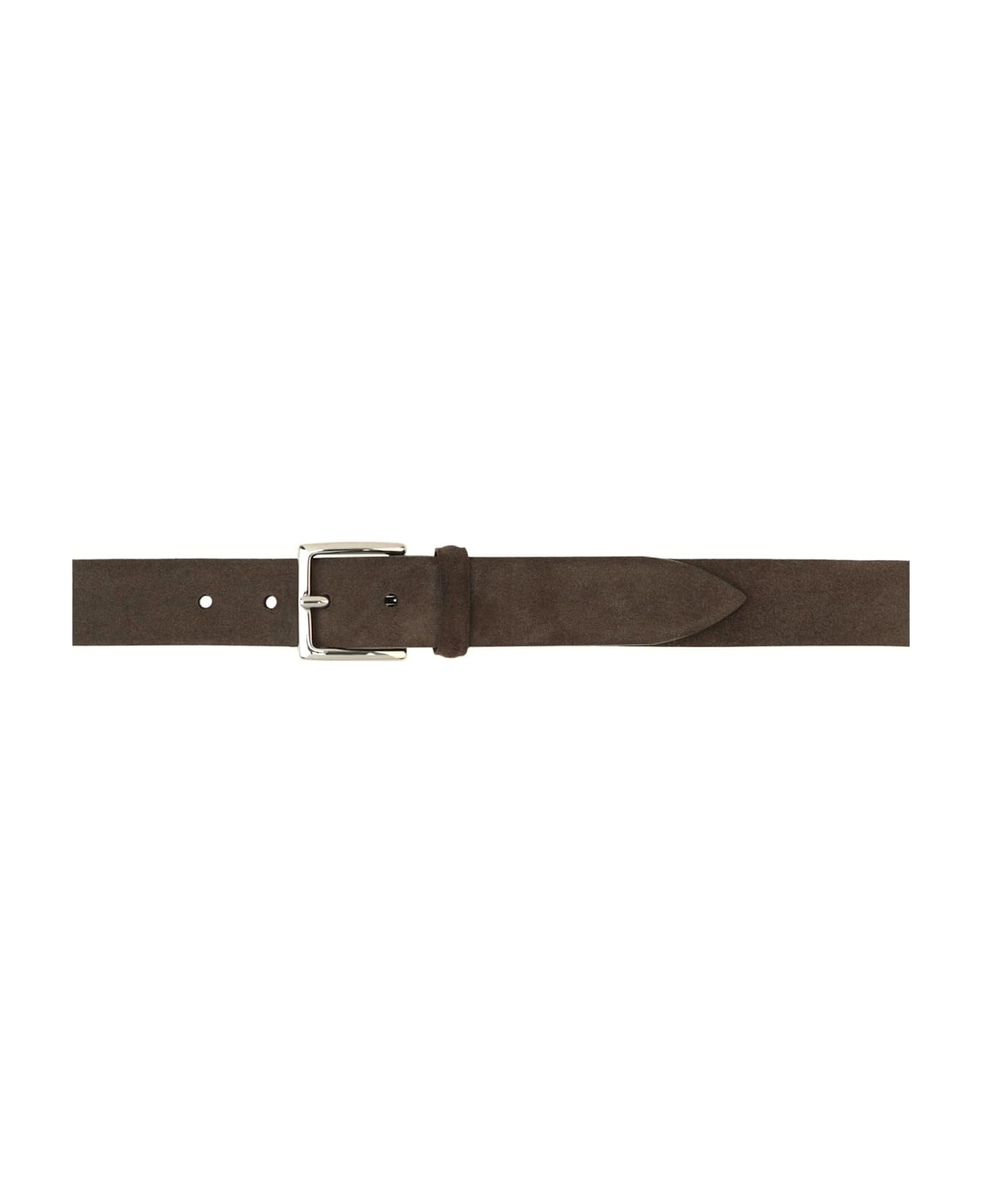 Orciani Amalfi Suede Leather Belt - Brown