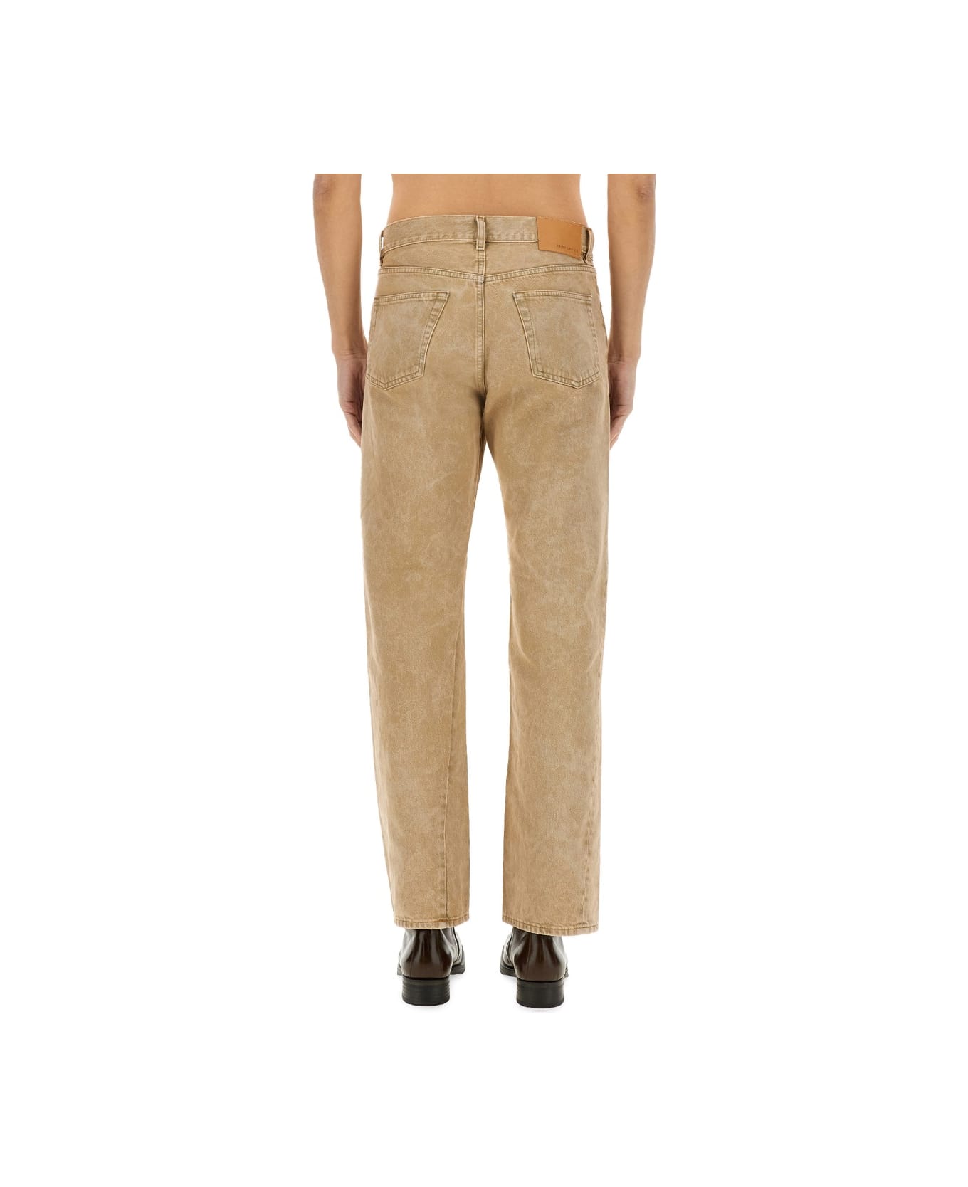 Sunflower Straight Twist Jeans - BEIGE